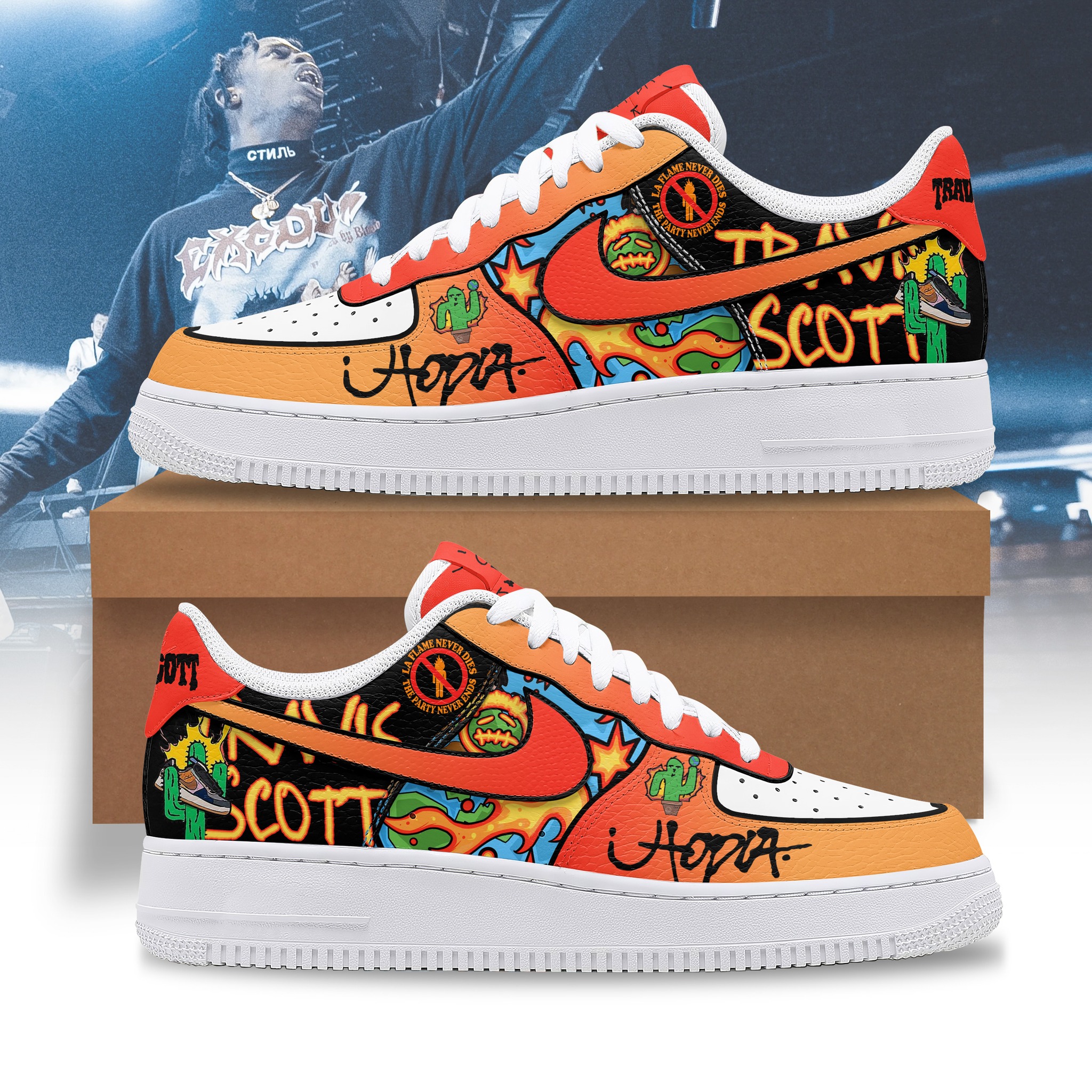 Travis Scott Premium Af1 Sneaker LZ 106189