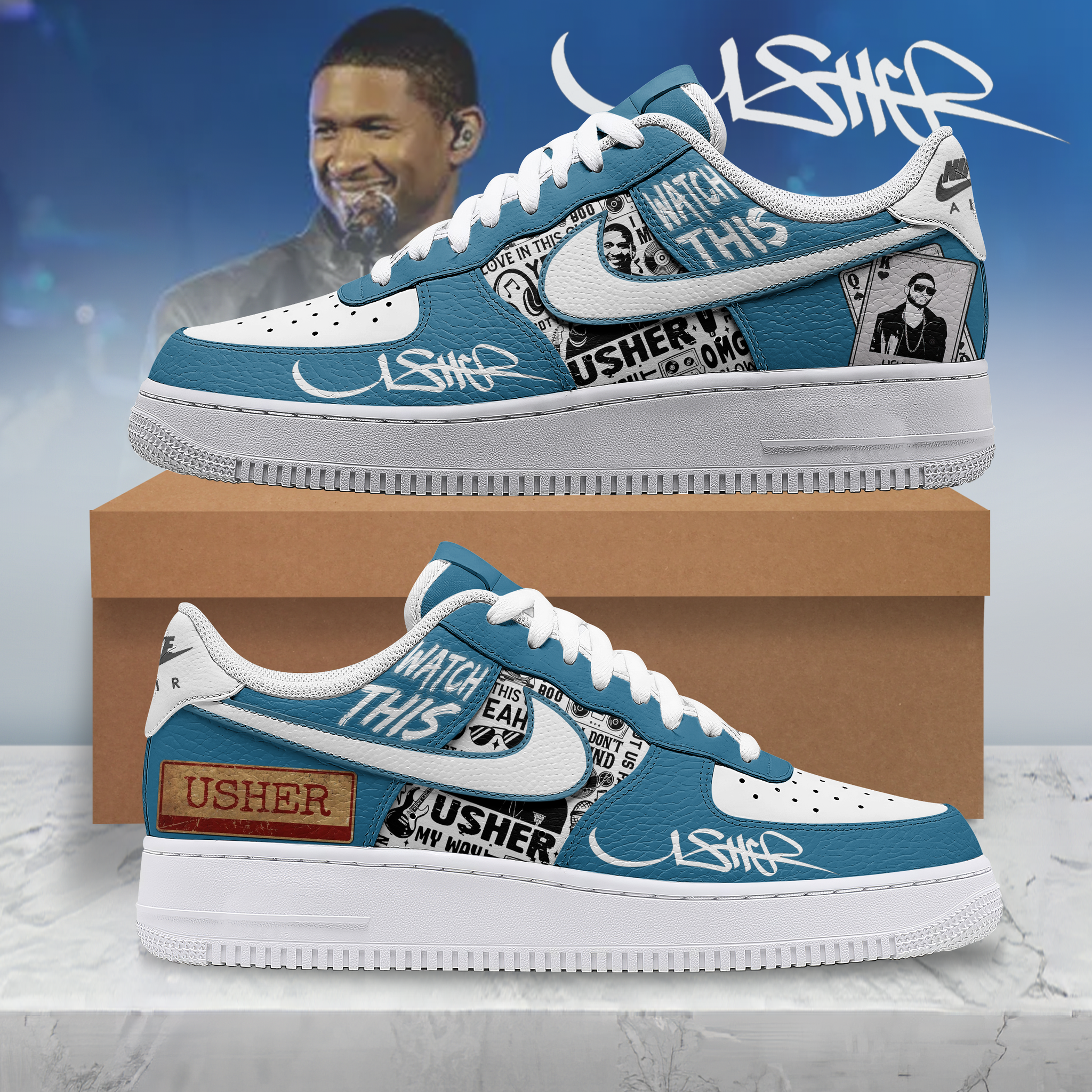 Usher Premium Af1 Sneaker LZ 106175