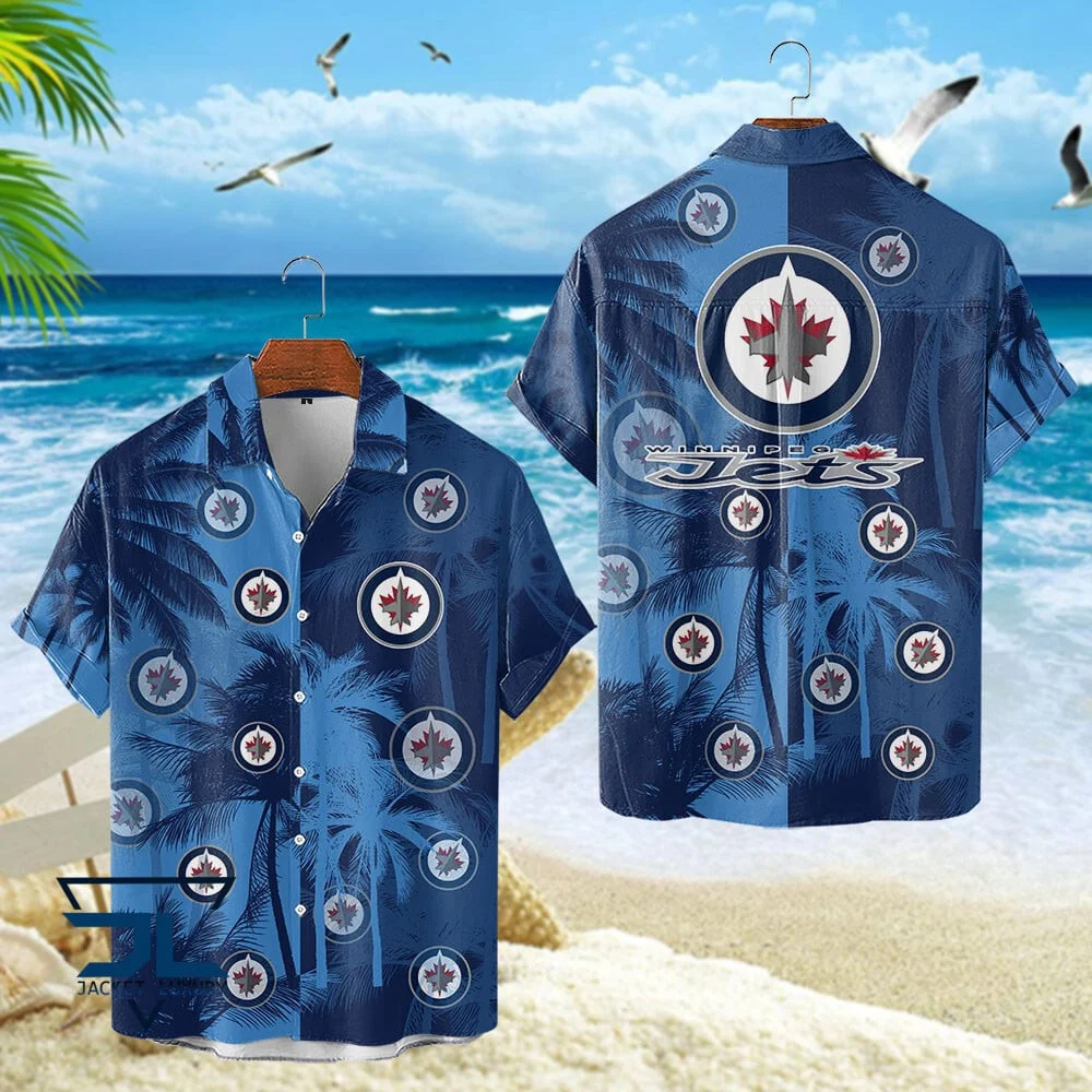 Winnipeg Jets Coastal Breeze Hawaiian Shirt – TeeAloha