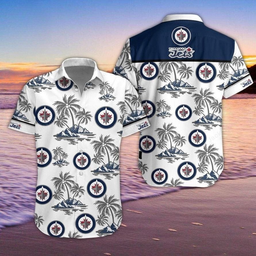 Winnipeg Jets Island Sunset Hawaiian Shirt – TeeAloha