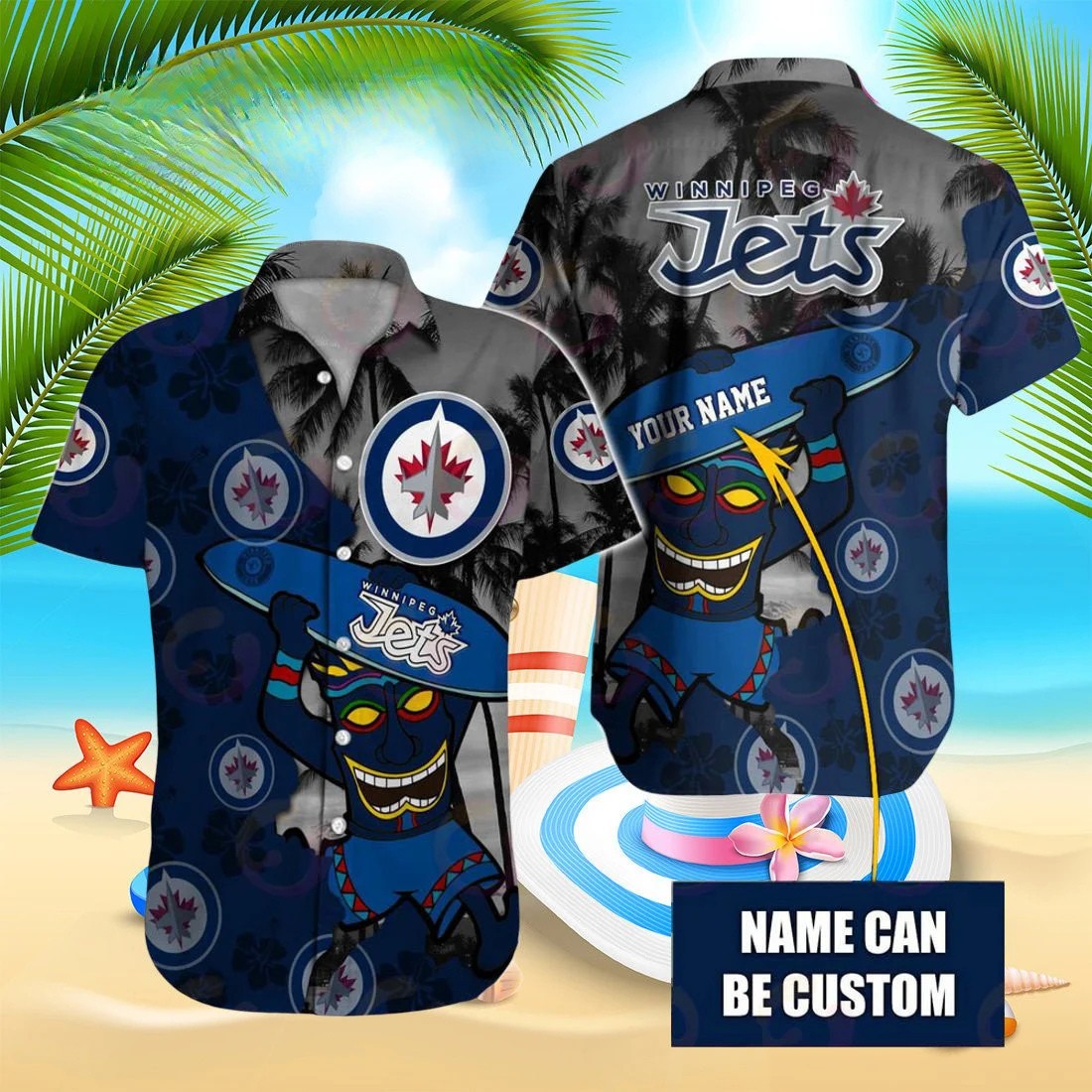 Winnipeg Jets Surfing Spirit Hawaiian Shirt – TeeAloha