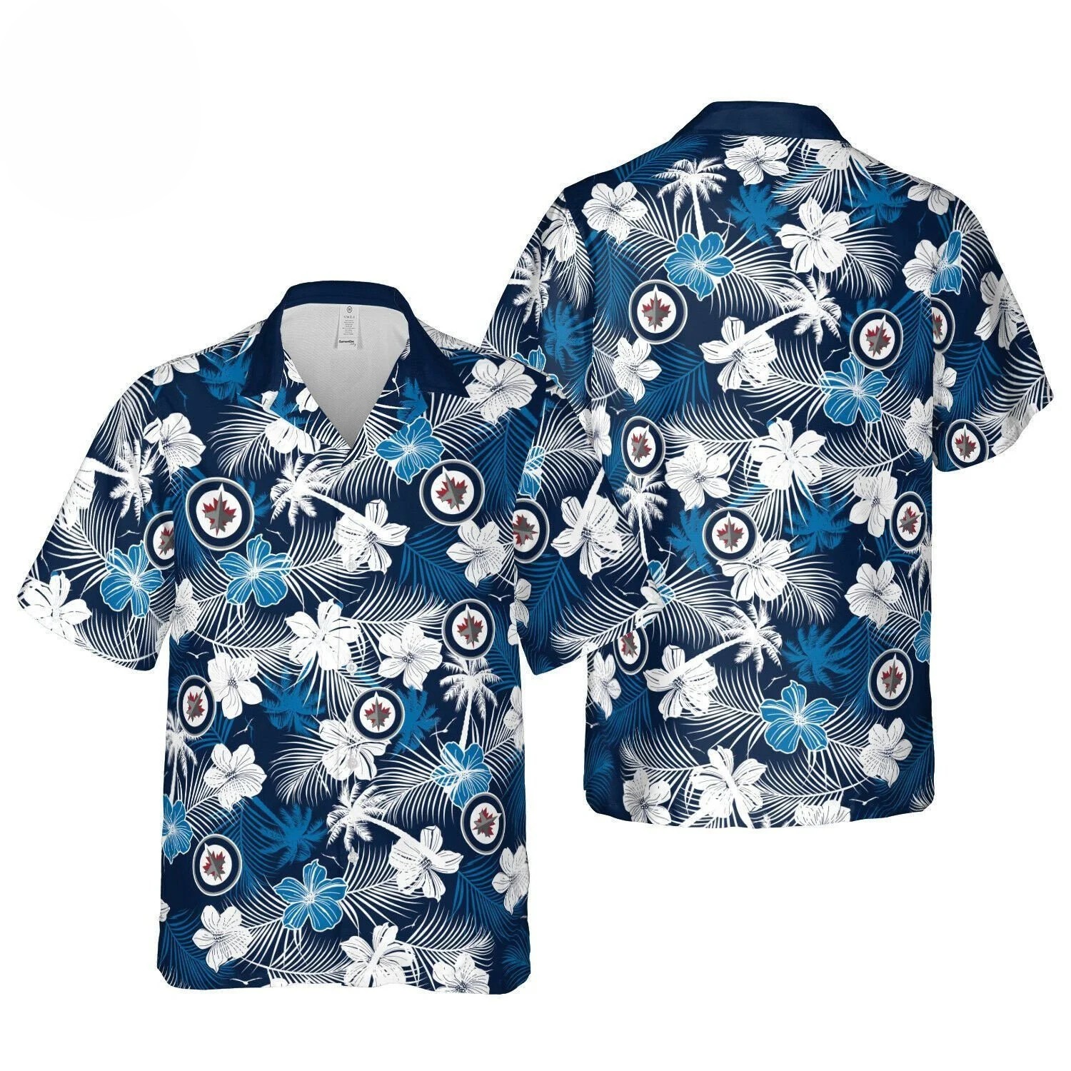 Winnipeg Jets Tropical Bloom Hawaiian Shirt – TeeAloha
