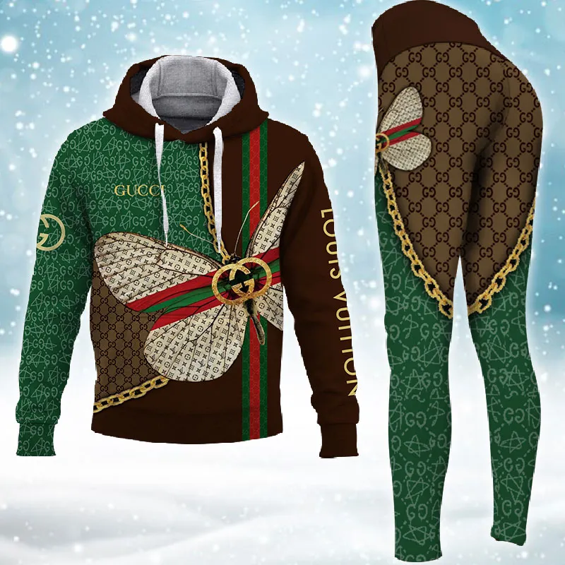 x Gucci Premium New HOTTEST Hoodie & Leggings Set For WOMEN 2024 MRS-AF+DDK-HOT00042