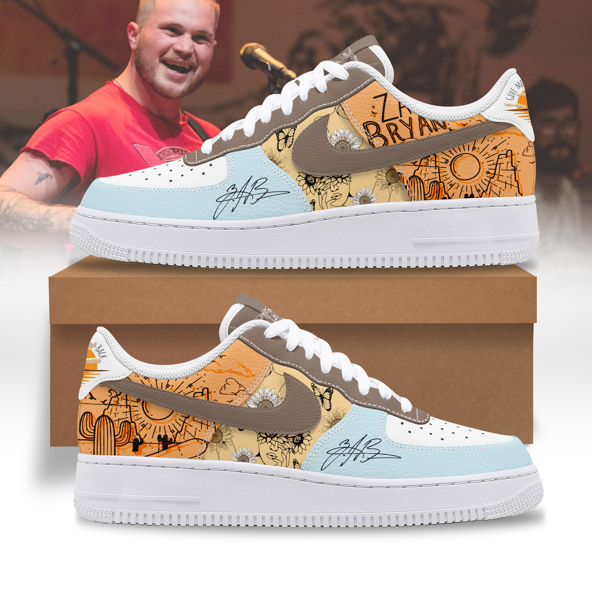 Zach Bryan’s Premium Af1 Sneaker  LZ 106105