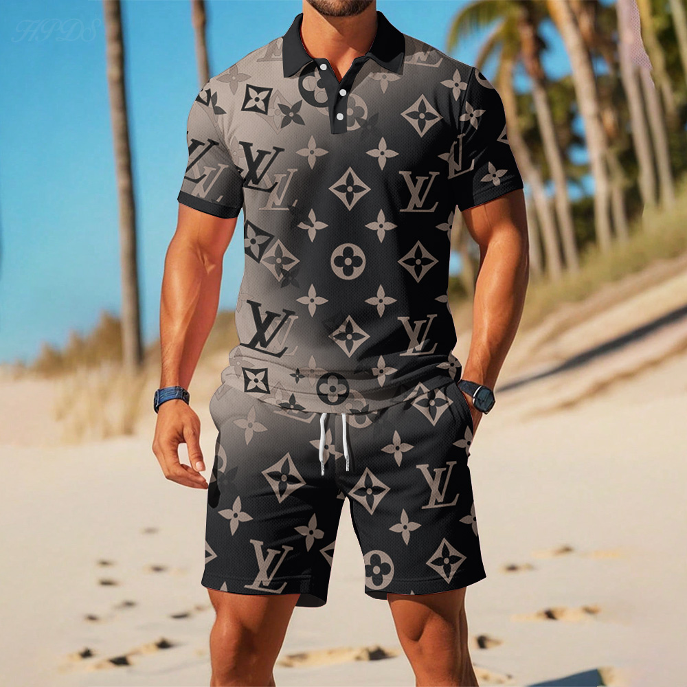 COMBO LUXURY POLO + SHORT-2025 LX-PLASLV2025059