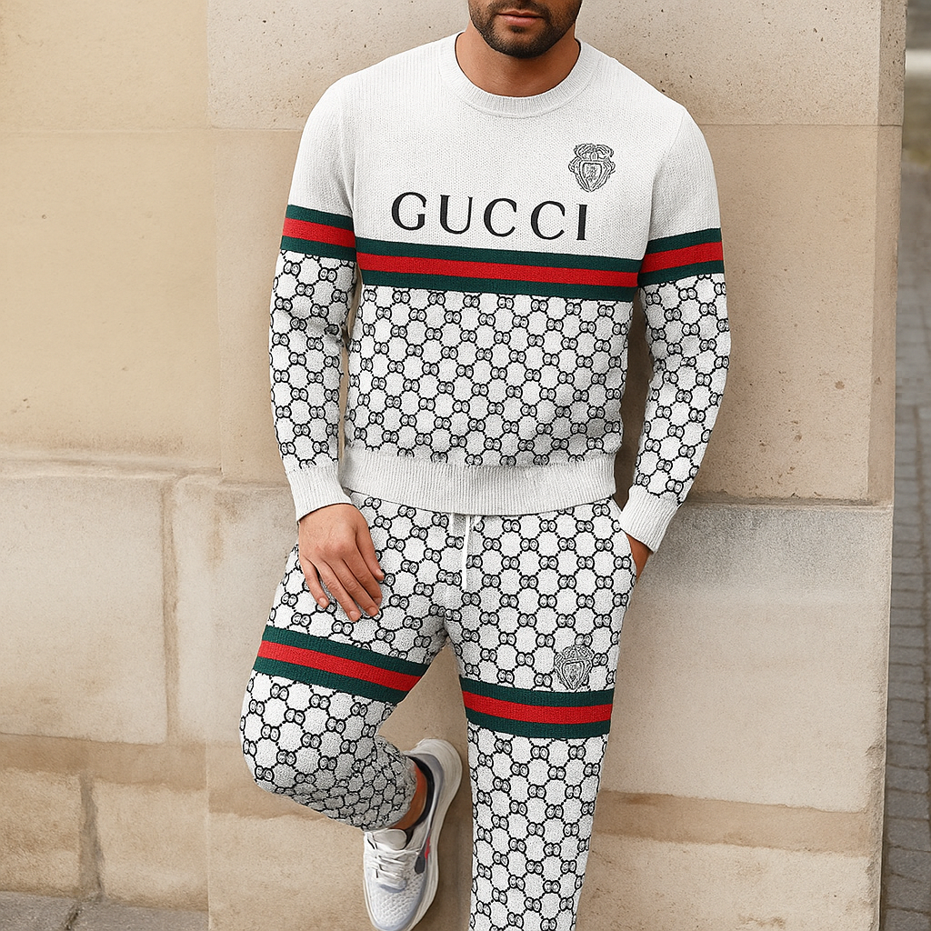 Limited edition 2025 luxury sweater and pants set – LX-SAPGC202502