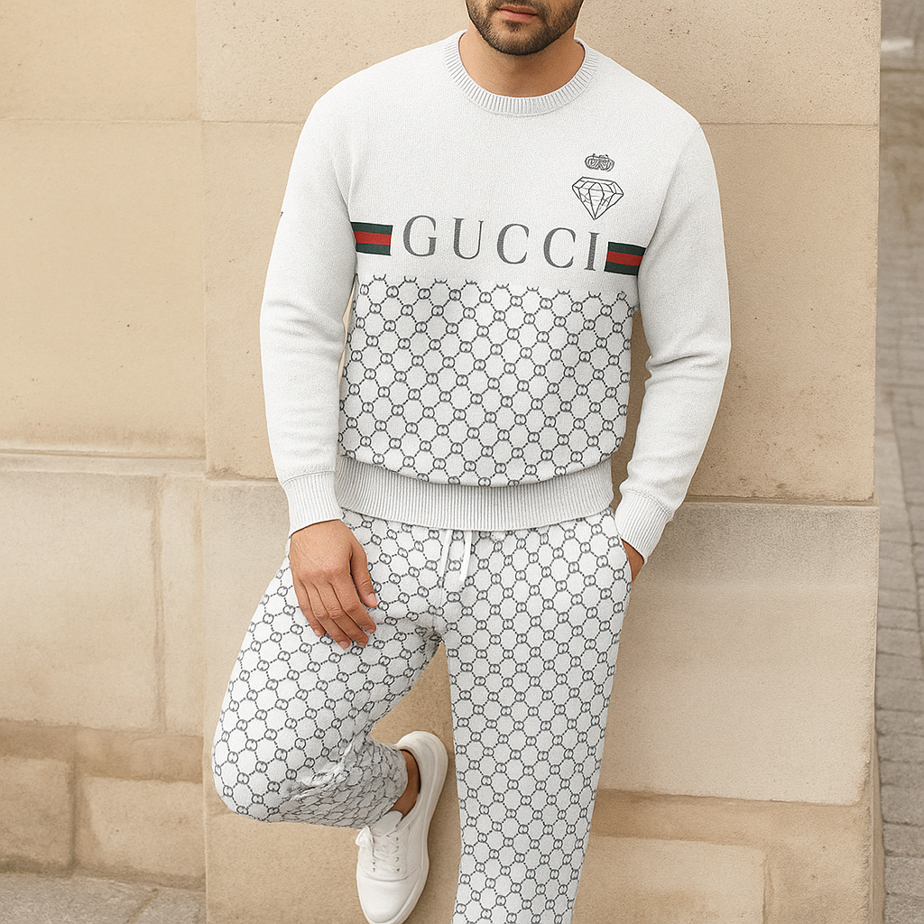 Limited edition 2025 luxury sweater and pants set – LX-SAPGC2025028