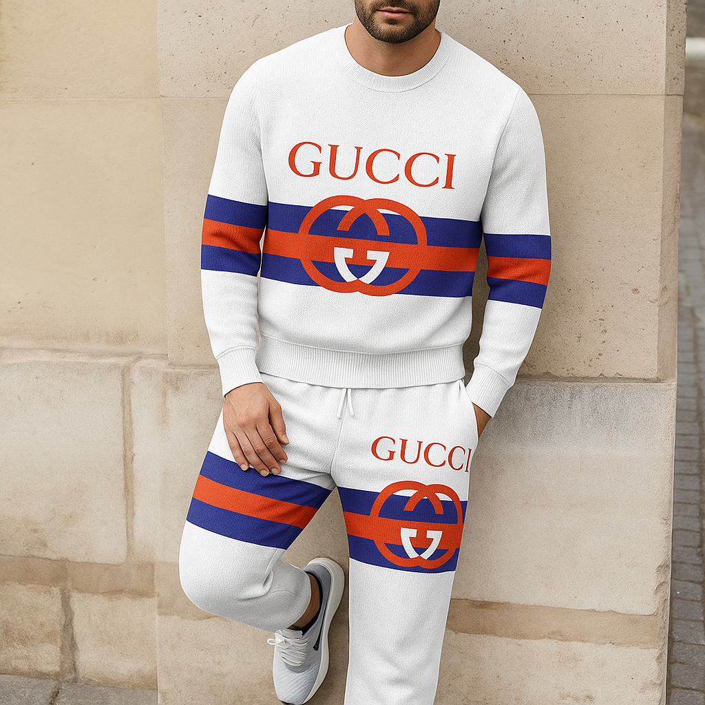 Limited edition 2025 luxury sweater and pants set – LX-SAPGC202503