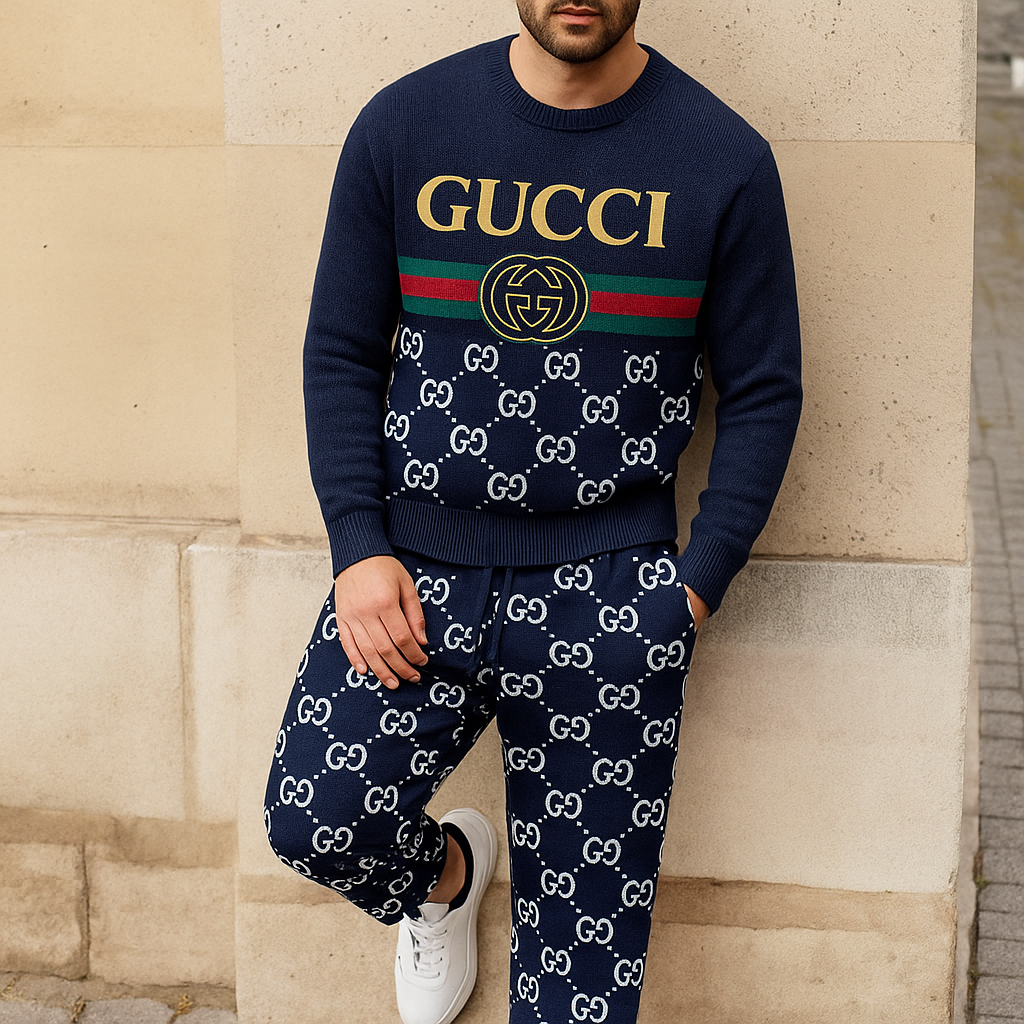 Limited edition 2025 luxury sweater and pants set – LX-SAPGC2025031