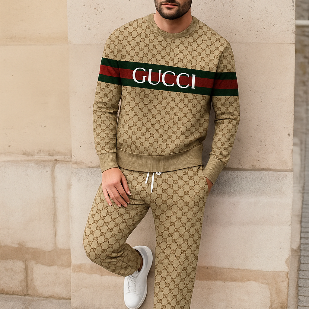 Limited edition 2025 luxury sweater and pants set – LX-SAPGC2025034