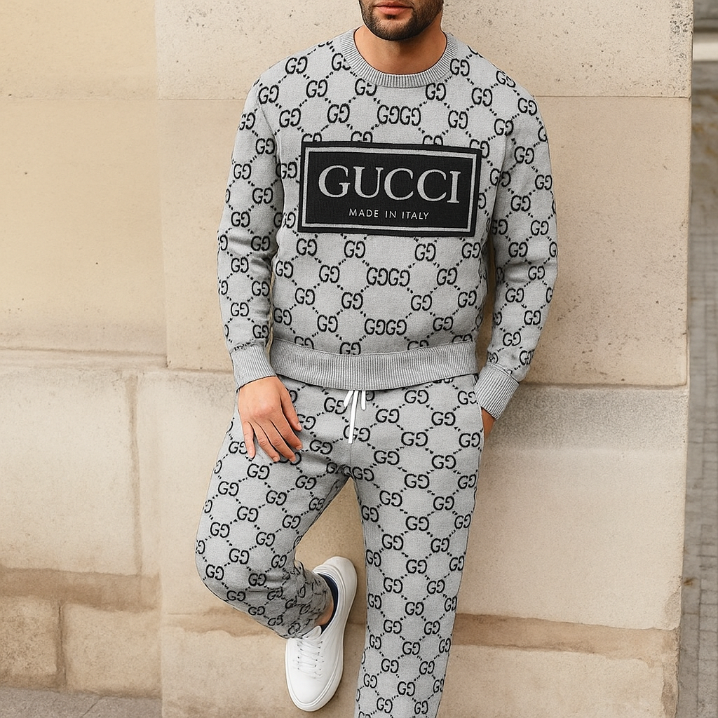 Limited edition 2025 luxury sweater and pants set – LX-SAPGC2025035