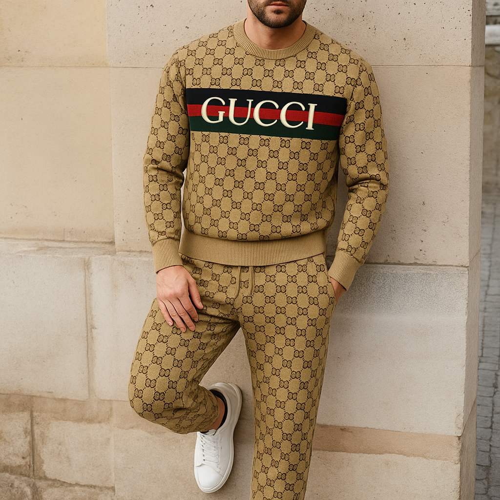Limited edition 2025 luxury sweater and pants set – LX-SAPGC2025044