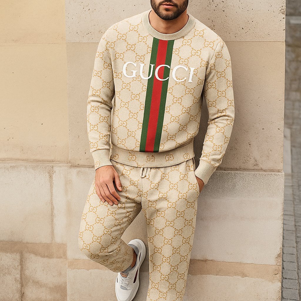 Limited edition 2025 luxury sweater and pants set – LX-SAPGC202505