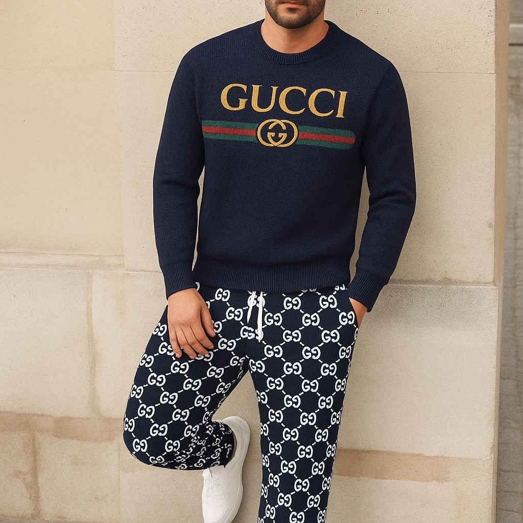 Limited edition 2025 luxury sweater and pants set – LX-SAPGC2025056