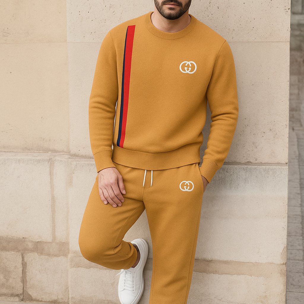 Limited edition 2025 luxury sweater and pants set – LX-SAPGC2025066