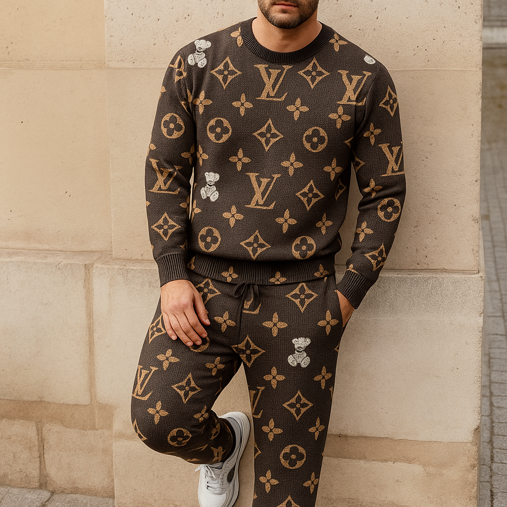 Limited edition 2025 luxury sweater and pants set – LX-SWTAP2025010