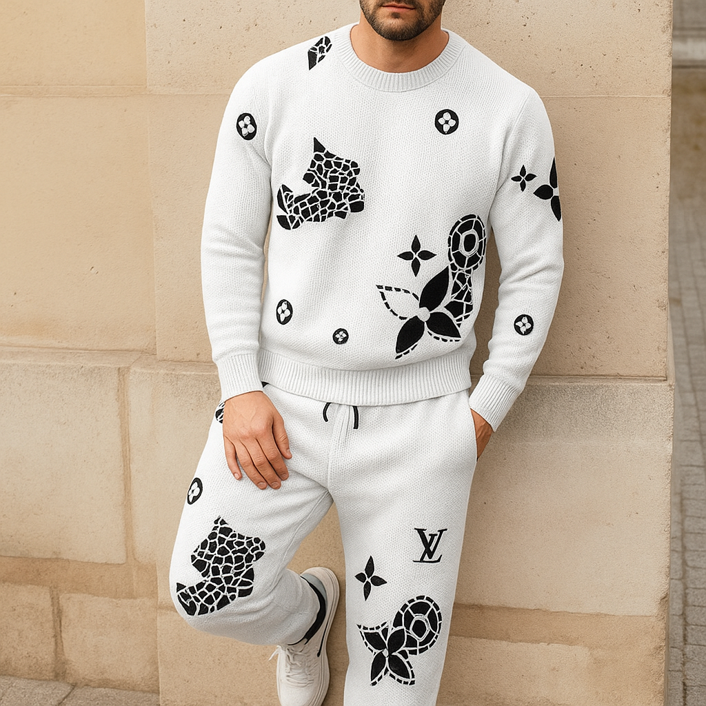 Limited edition 2025 luxury sweater and pants set – LX-SWTAP2025012