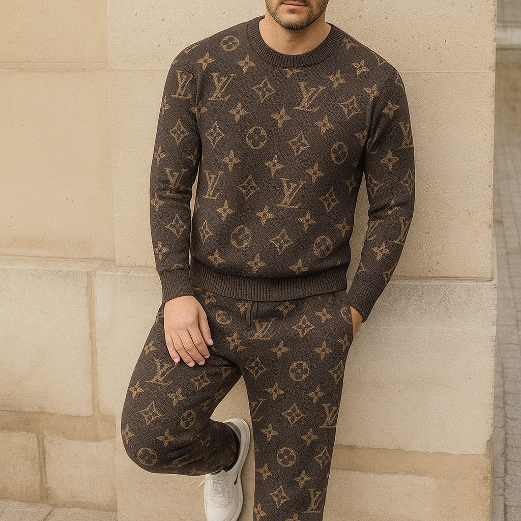 Limited edition 2025 luxury sweater and pants set – LX-SWTAP2025016