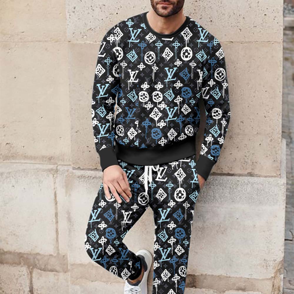 Limited edition 2025 luxury sweater and pants set – LX-SWTAP2025017