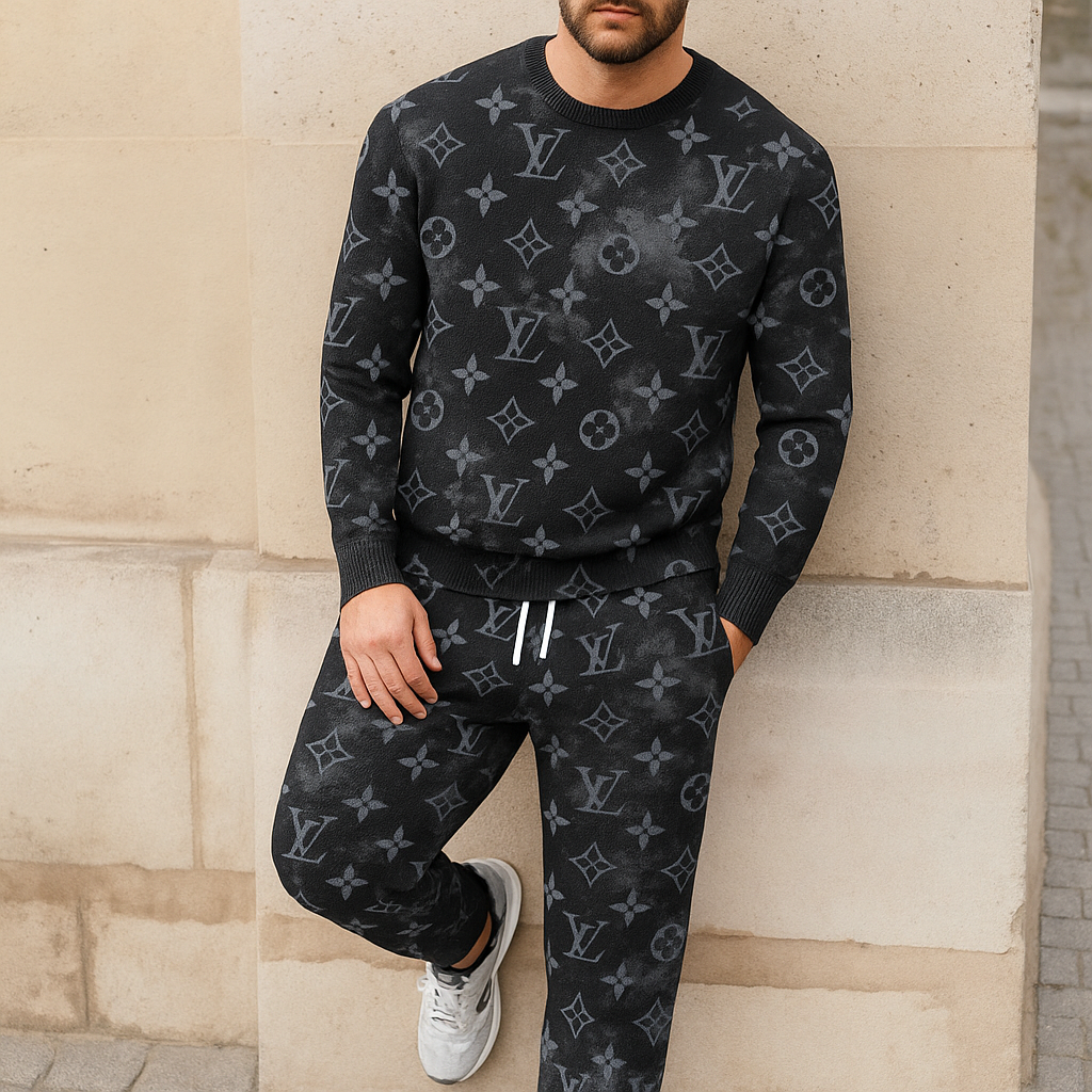 Limited edition 2025 luxury sweater and pants set – LX-SWTAP202502