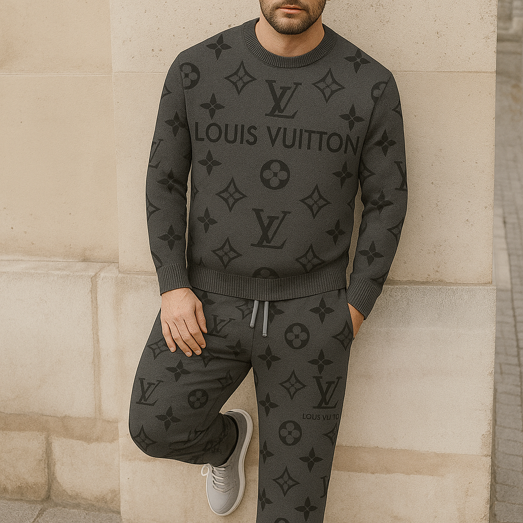 Limited edition 2025 luxury sweater and pants set – LX-SWTAP2025036