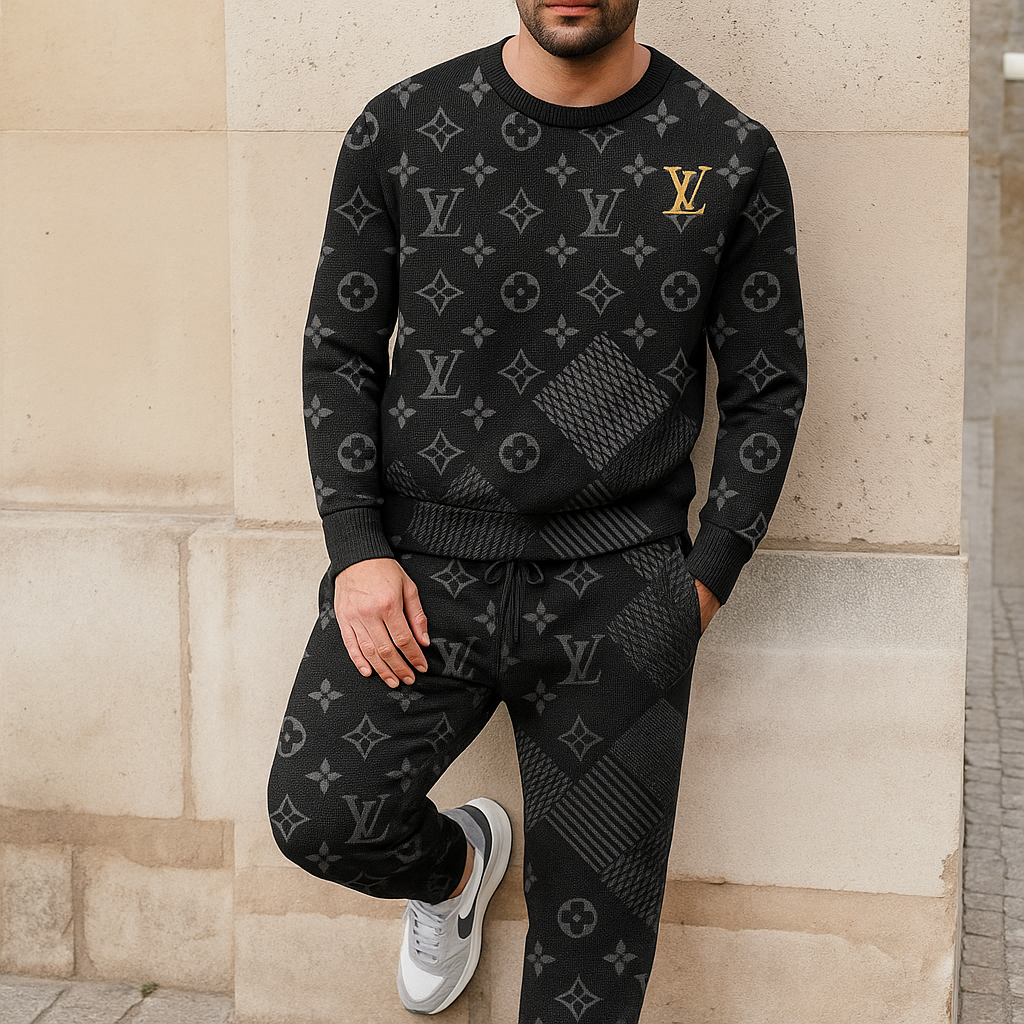 Limited edition 2025 luxury sweater and pants set – LX-SWTAP2025042