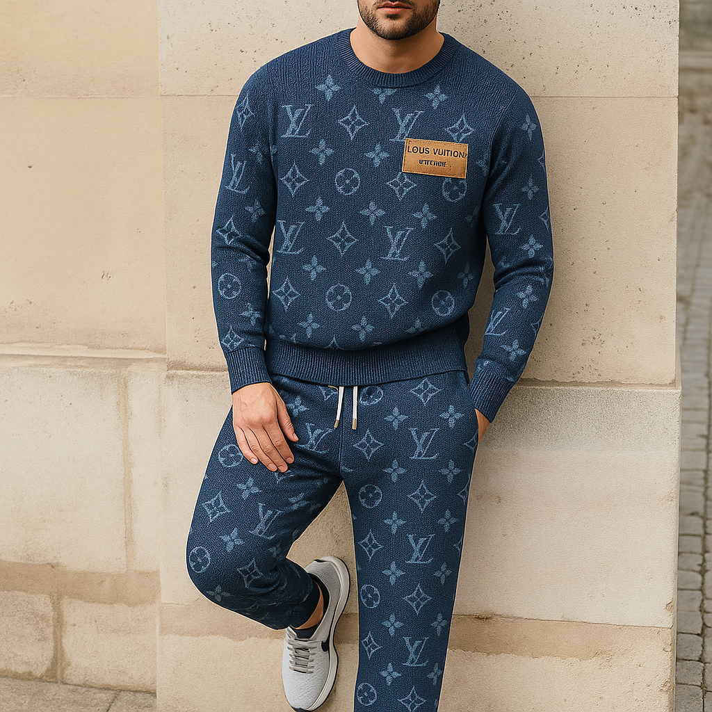 Limited edition 2025 luxury sweater and pants set – LX-SWTAP2025043