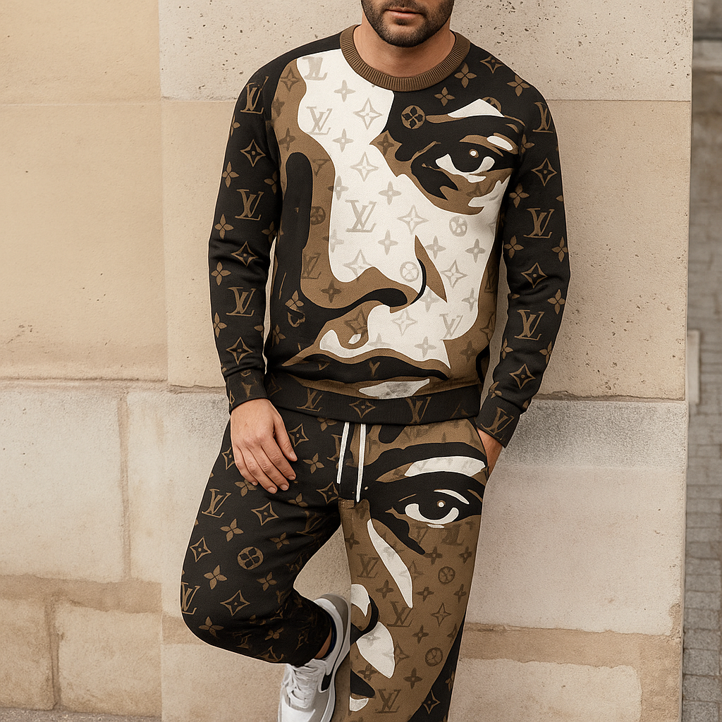 Limited edition 2025 luxury sweater and pants set – LX-SWTAP2025050