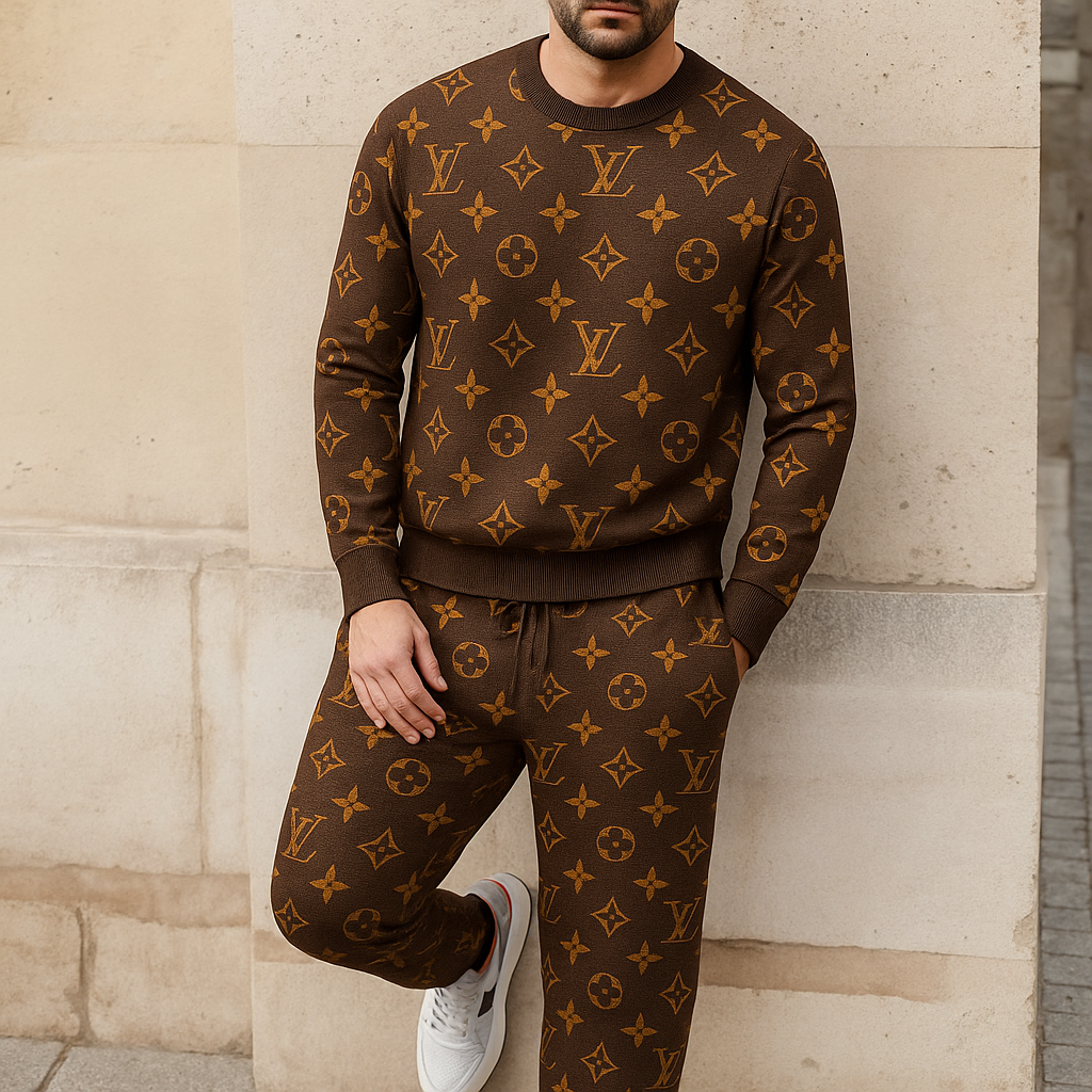 Limited edition 2025 luxury sweater and pants set – LX-SWTAP2025058