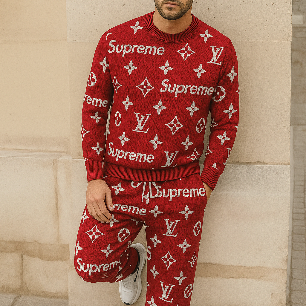 Limited edition 2025 luxury sweater and pants set – LX-SWTAP2025063