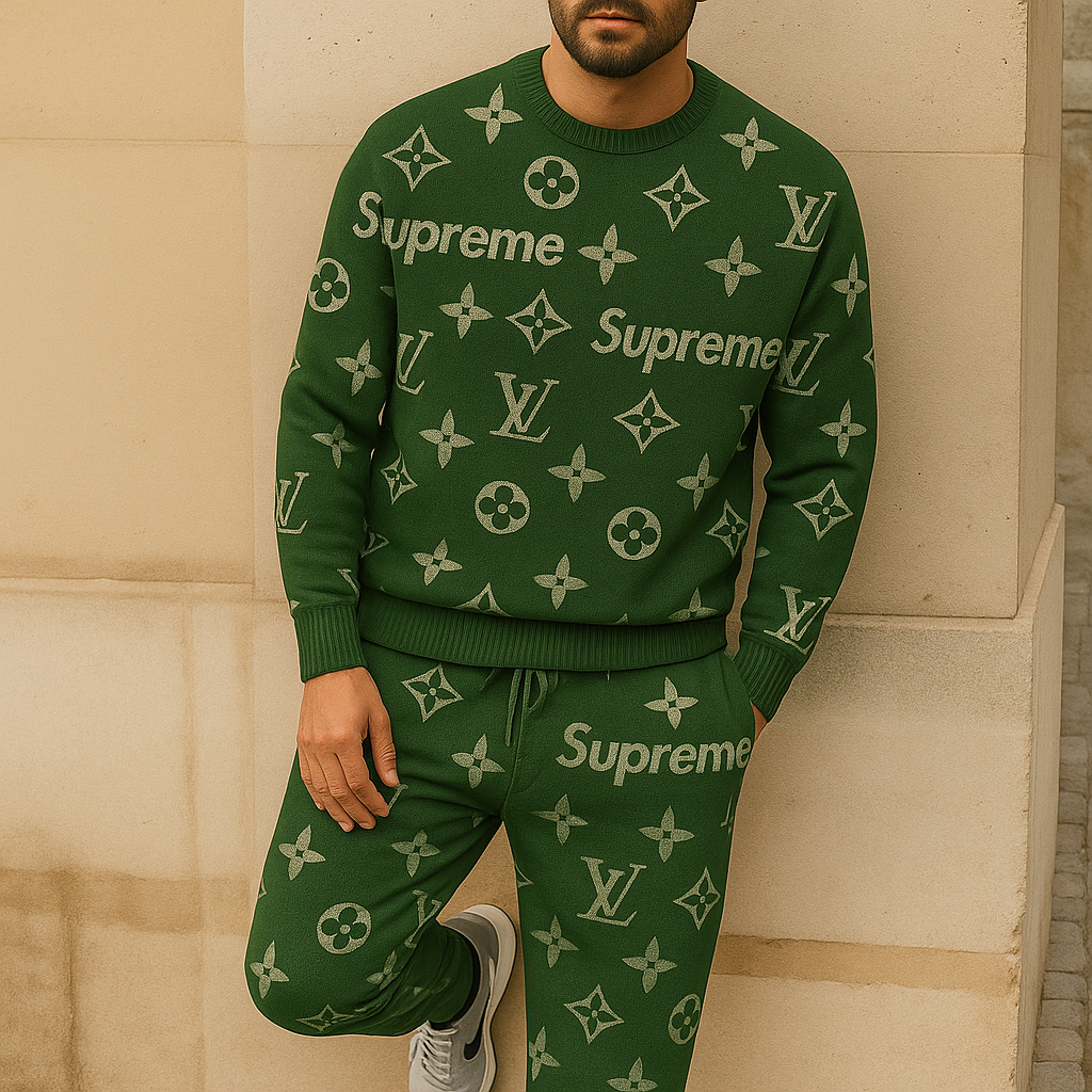 Limited edition 2025 luxury sweater and pants set – LX-SWTAP2025065