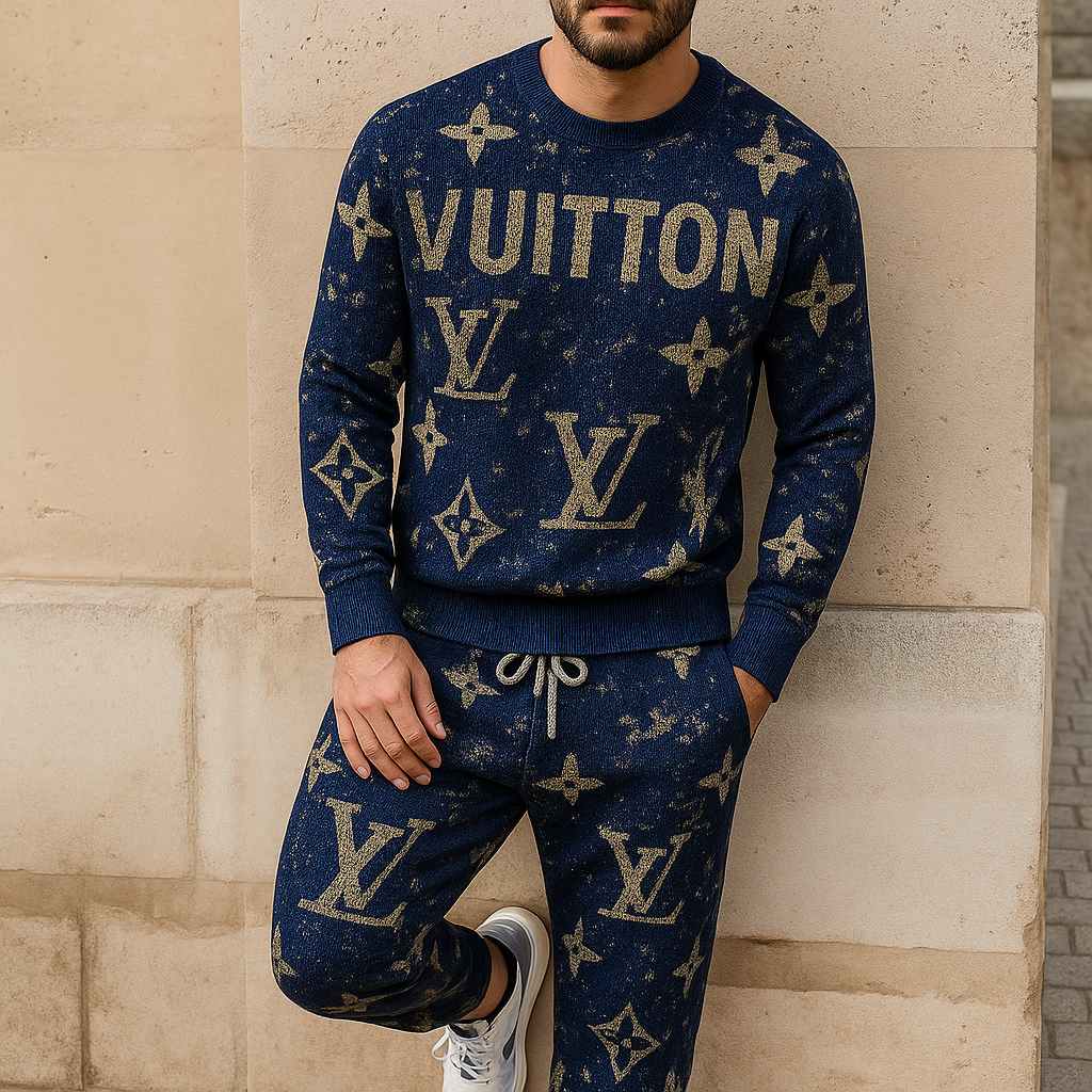 Limited edition 2025 luxury sweater and pants set – LX-SWTAP2025068