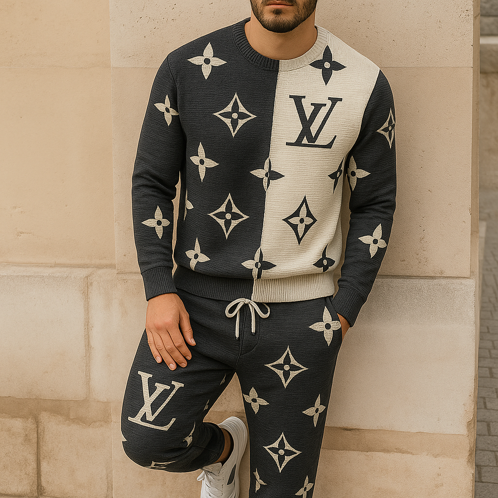Limited edition 2025 luxury sweater and pants set – LX-SWTAP2025069