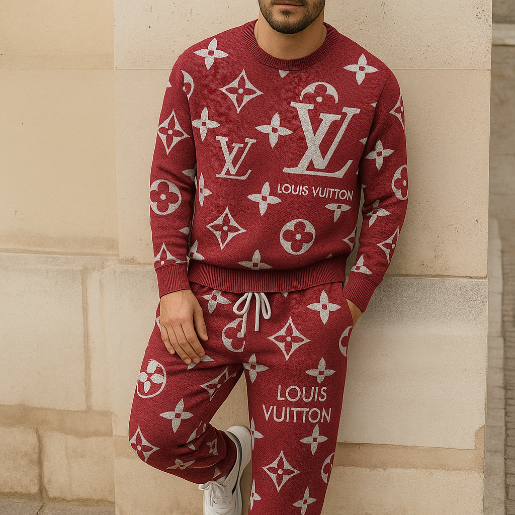 Limited edition 2025 luxury sweater and pants set – LX-SWTAP2025075