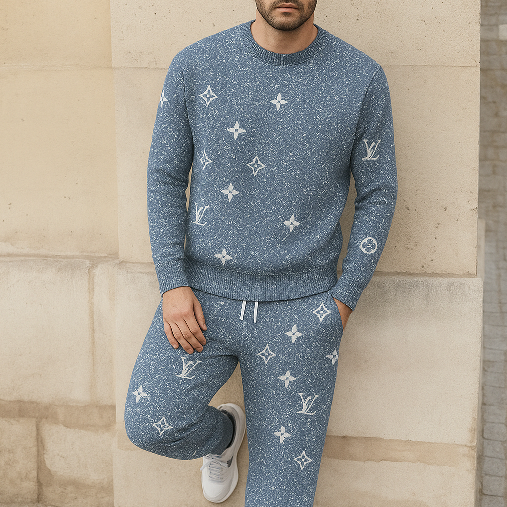 Limited edition 2025 luxury sweater and pants set – LX-SWTAP202508