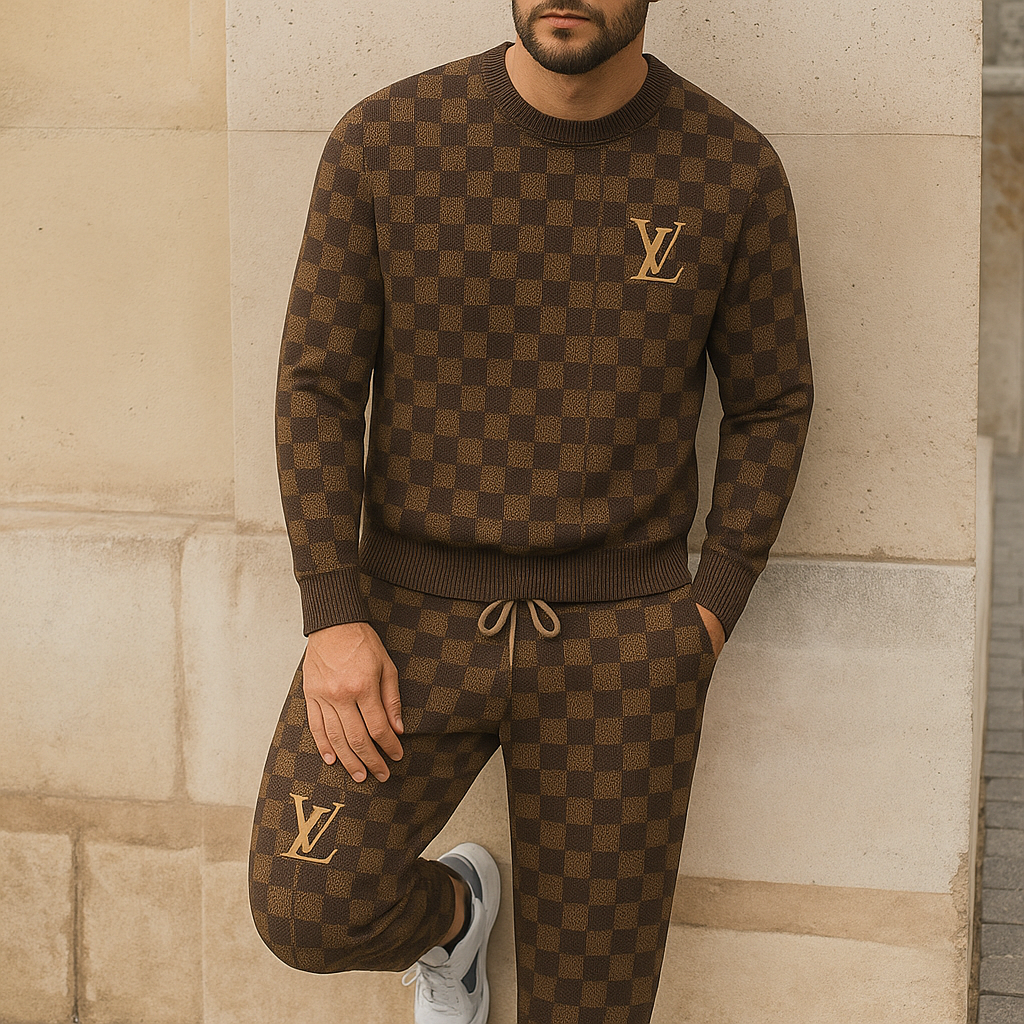Limited edition 2025 luxury sweater and pants set – LX-SWTAP2025093