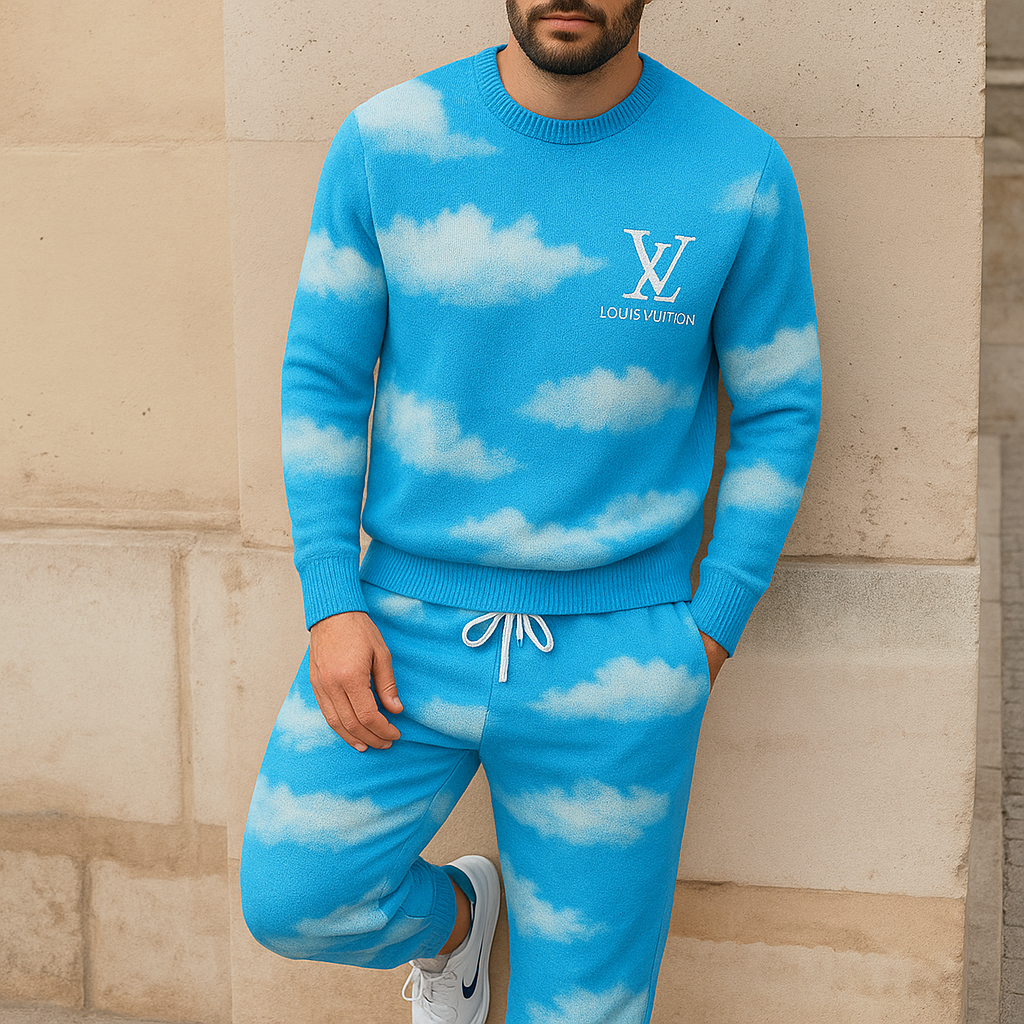 Limited edition 2025 luxury sweater and pants set – LX-SWTAP2025094