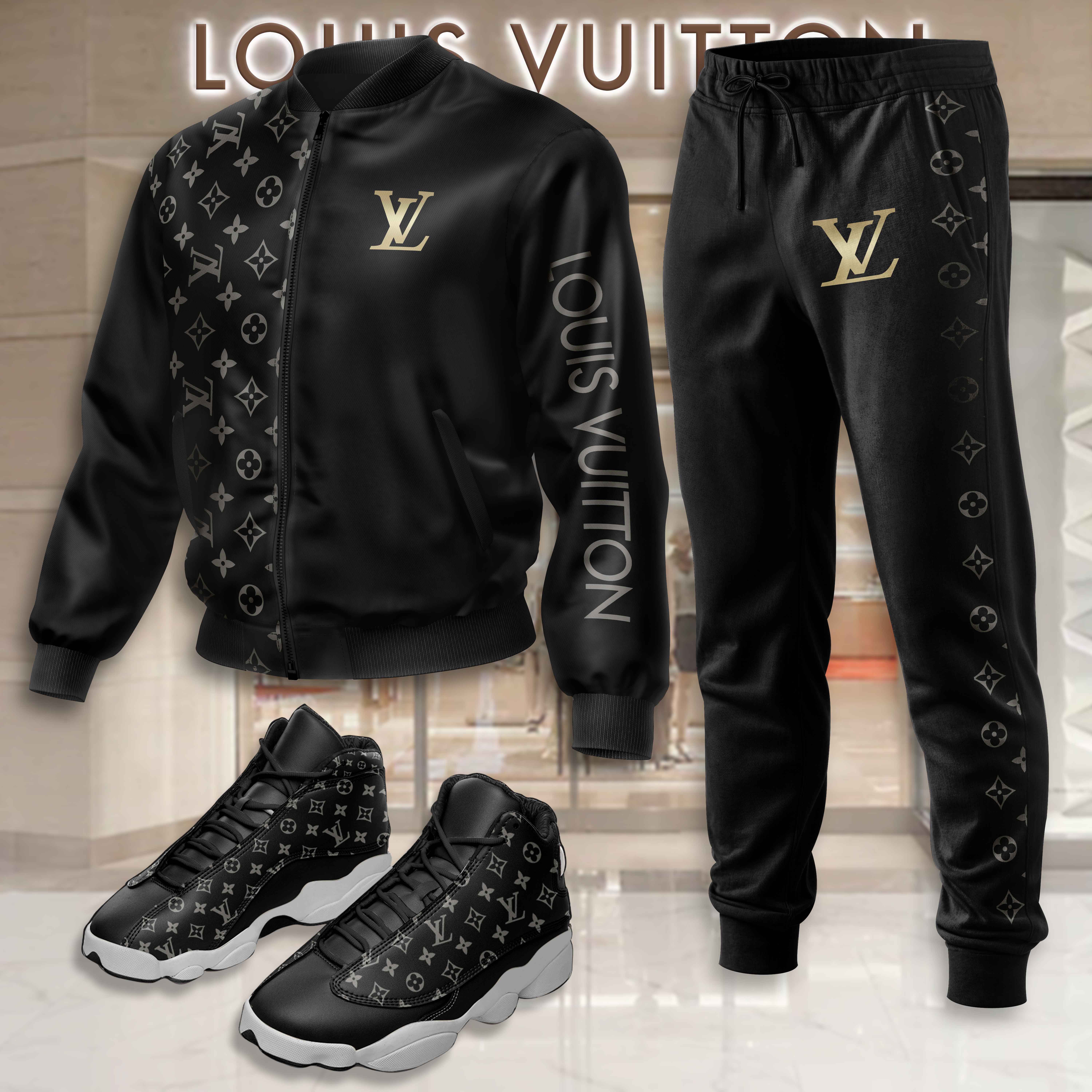 Limited Edition Winter Tracksuits Match AJ 13 Sneaker – LXB25091201LD