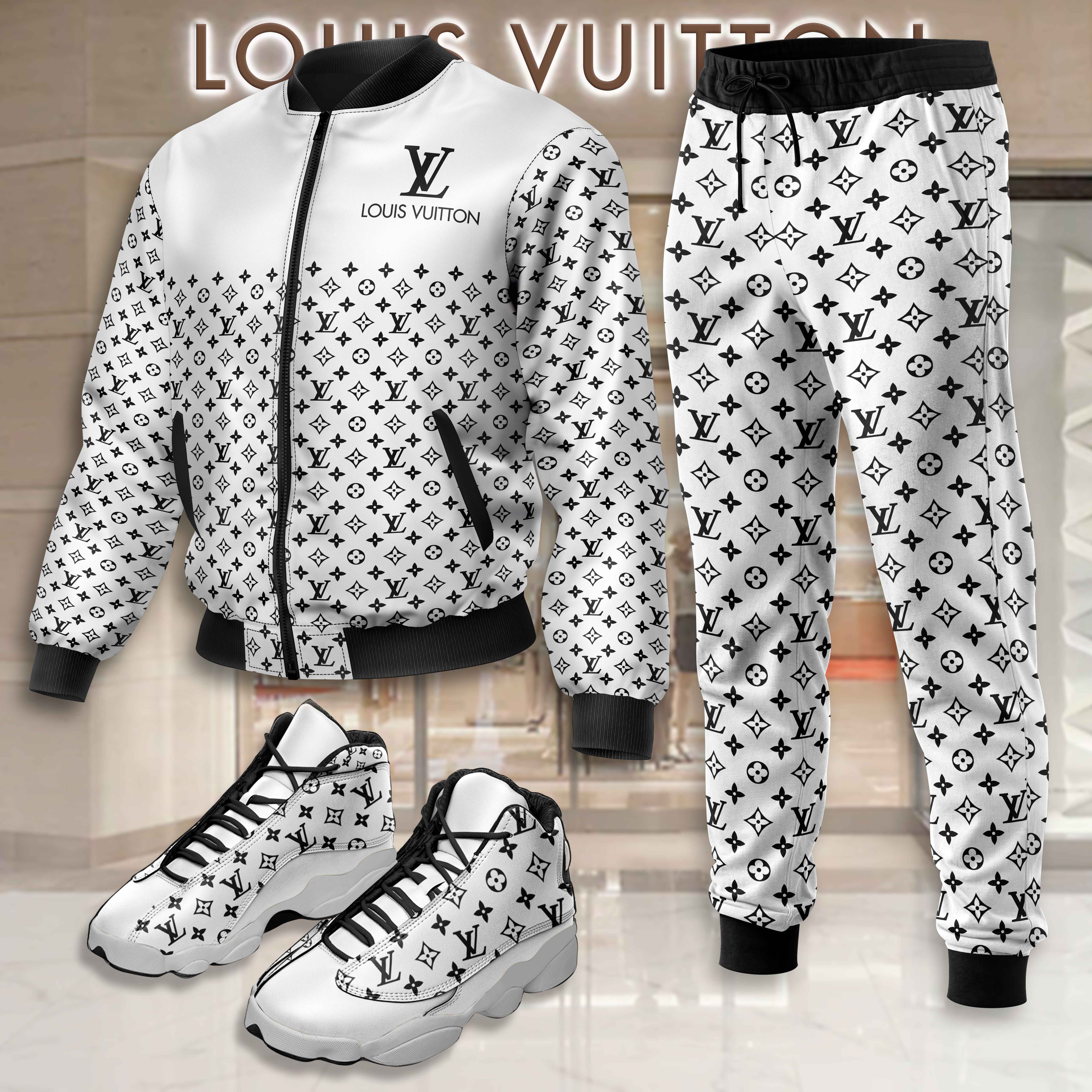 Limited Edition Winter Tracksuits Match AJ 13 Sneaker – LXB25091202LD