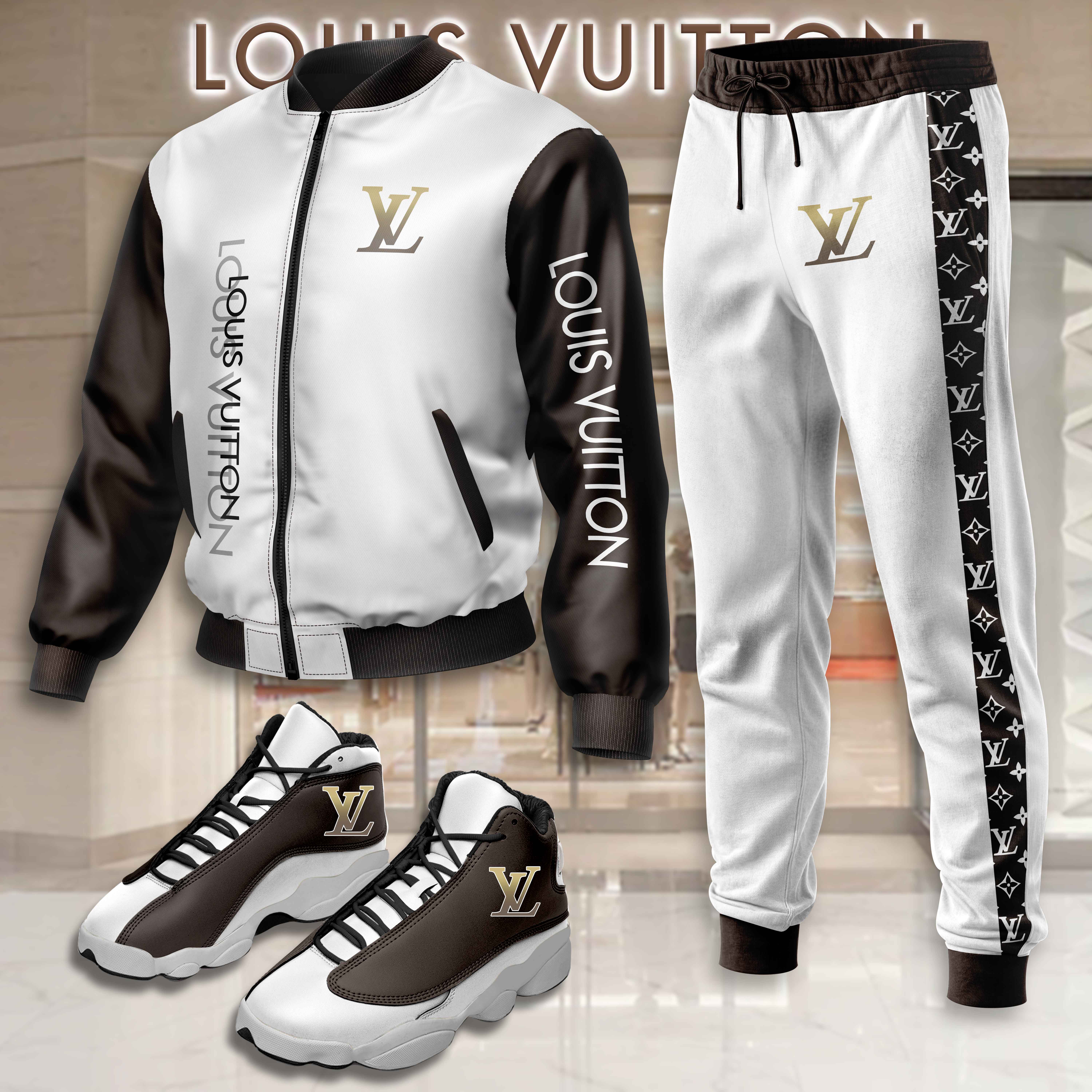 Limited Edition Winter Tracksuits Match AJ 13 Sneaker – LXB25091203LD