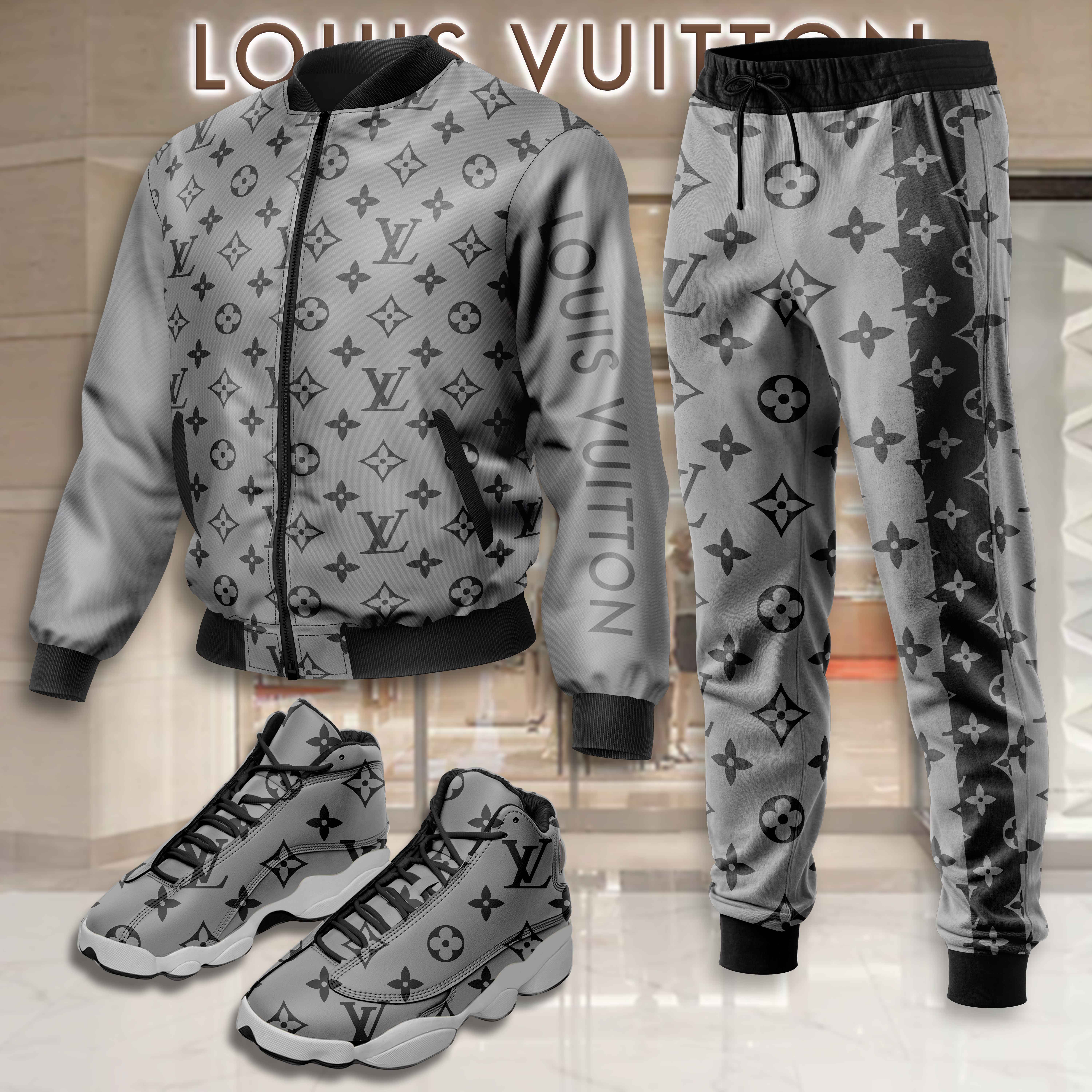 Limited Edition Winter Tracksuits Match AJ 13 Sneaker – LXB25091206LD