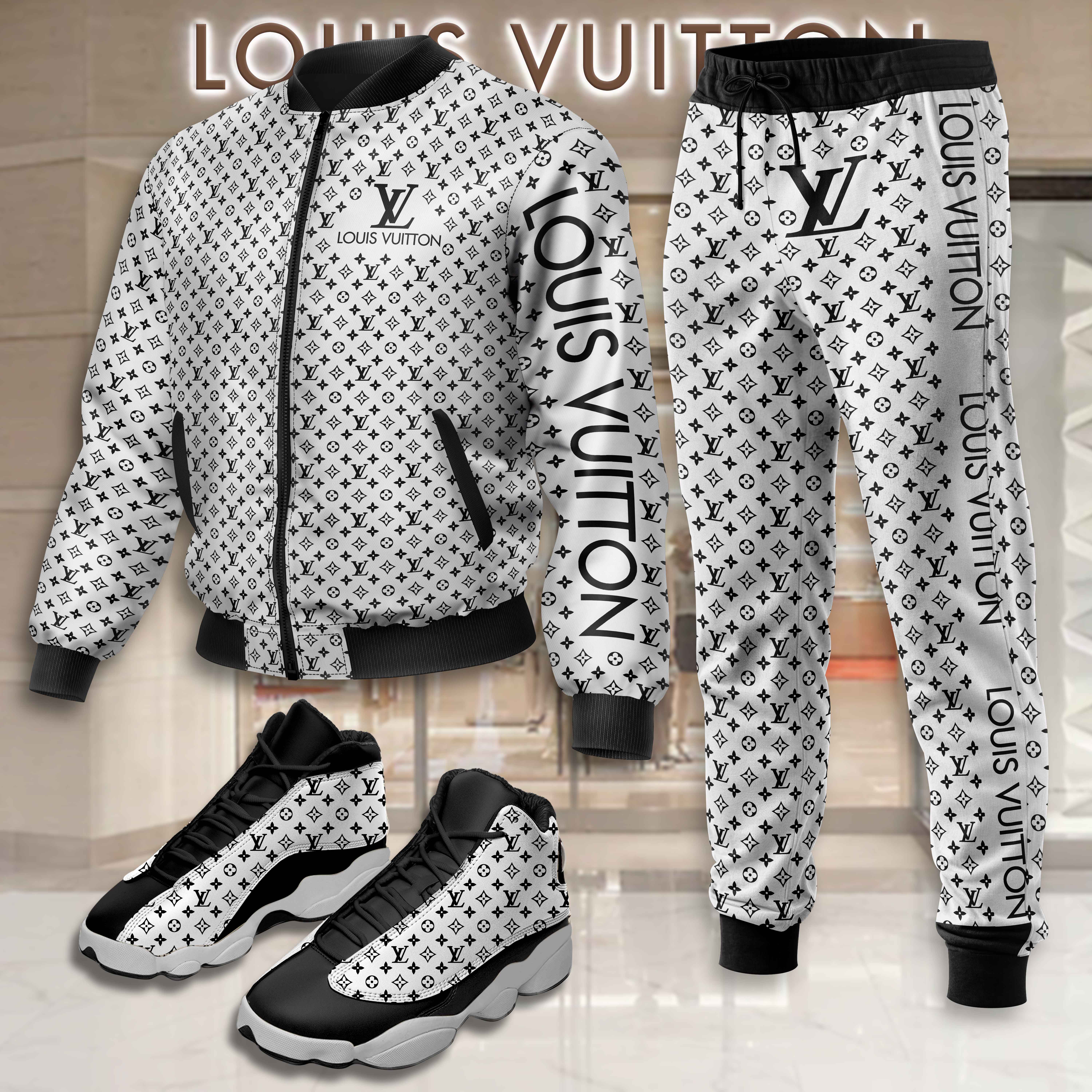 Limited Edition Winter Tracksuits Match AJ 13 Sneaker – LXB25091207LD