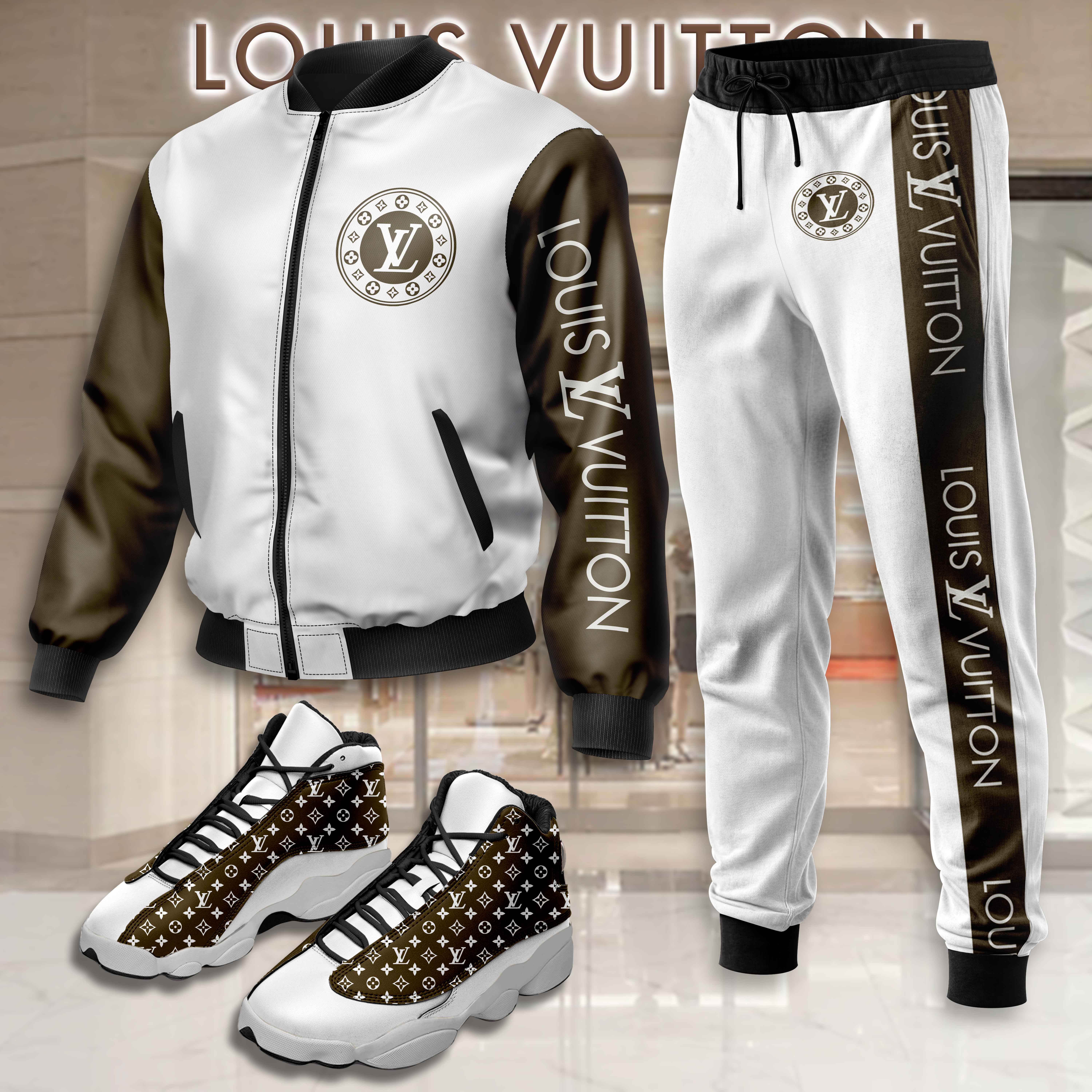 Limited Edition Winter Tracksuits Match AJ 13 Sneaker – LXB25091209LD