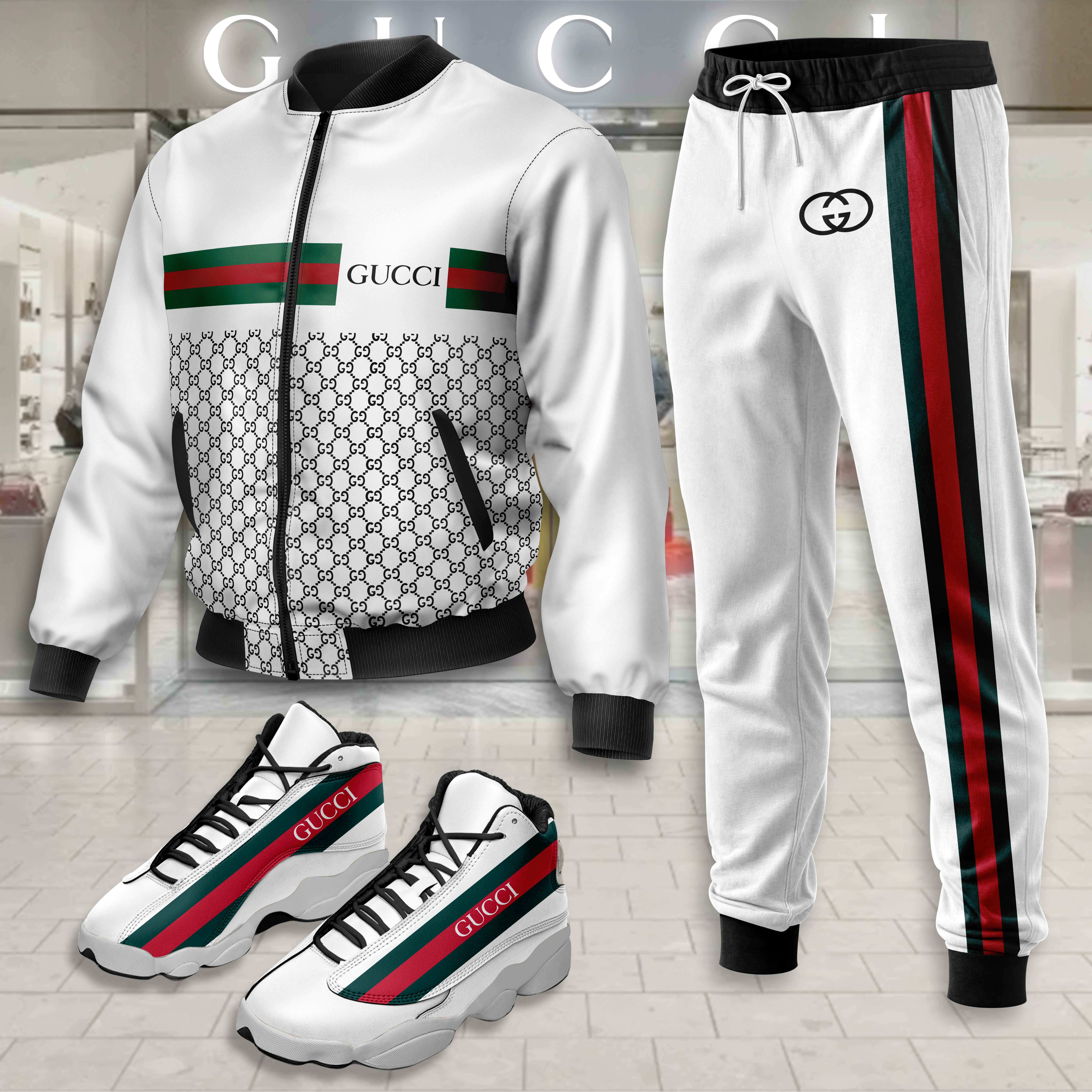 Limited Edition Winter Tracksuits Match AJ 13 Sneaker – LXB25092220LD