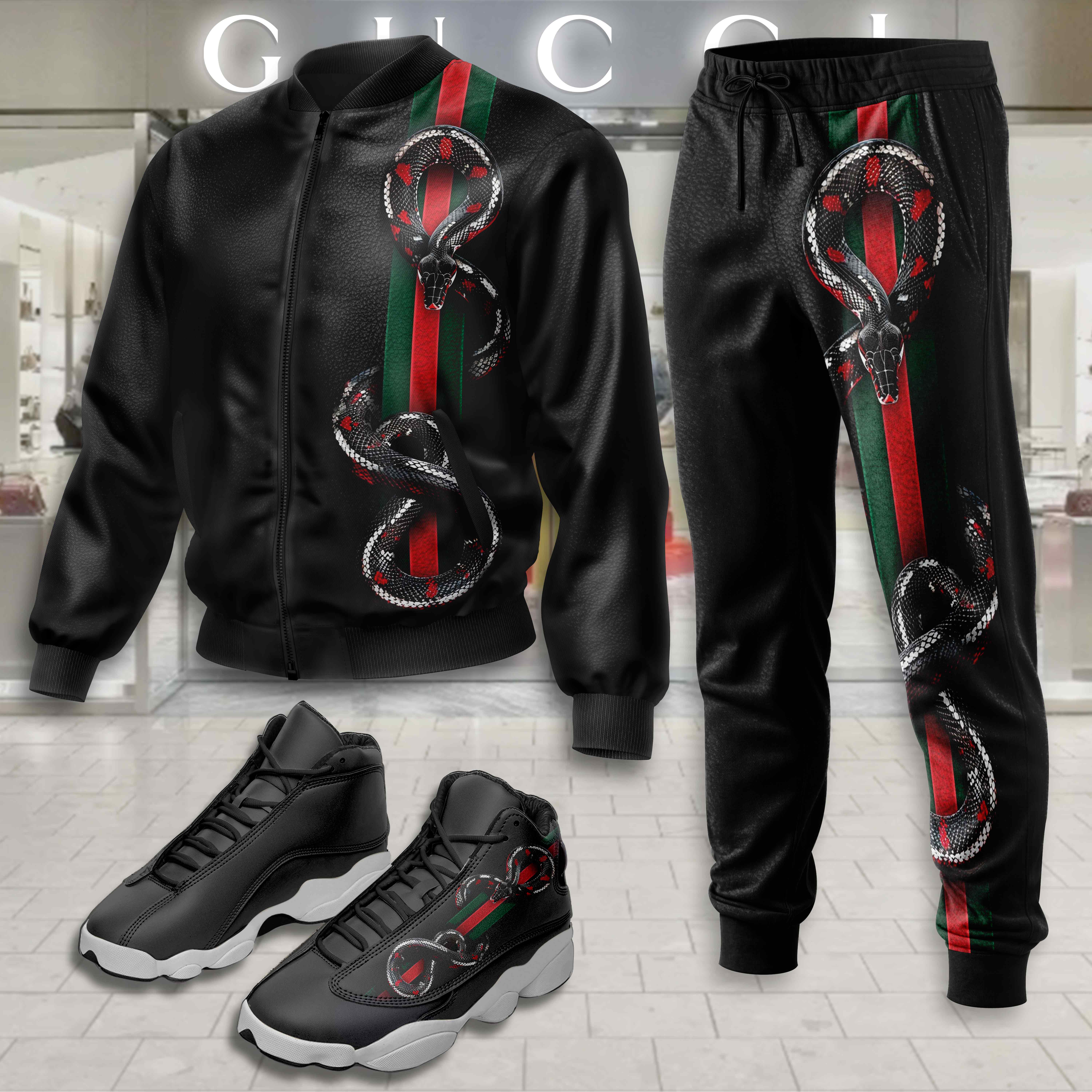 Limited Edition Winter Tracksuits Match AJ 13 Sneaker – LXB25092221TN