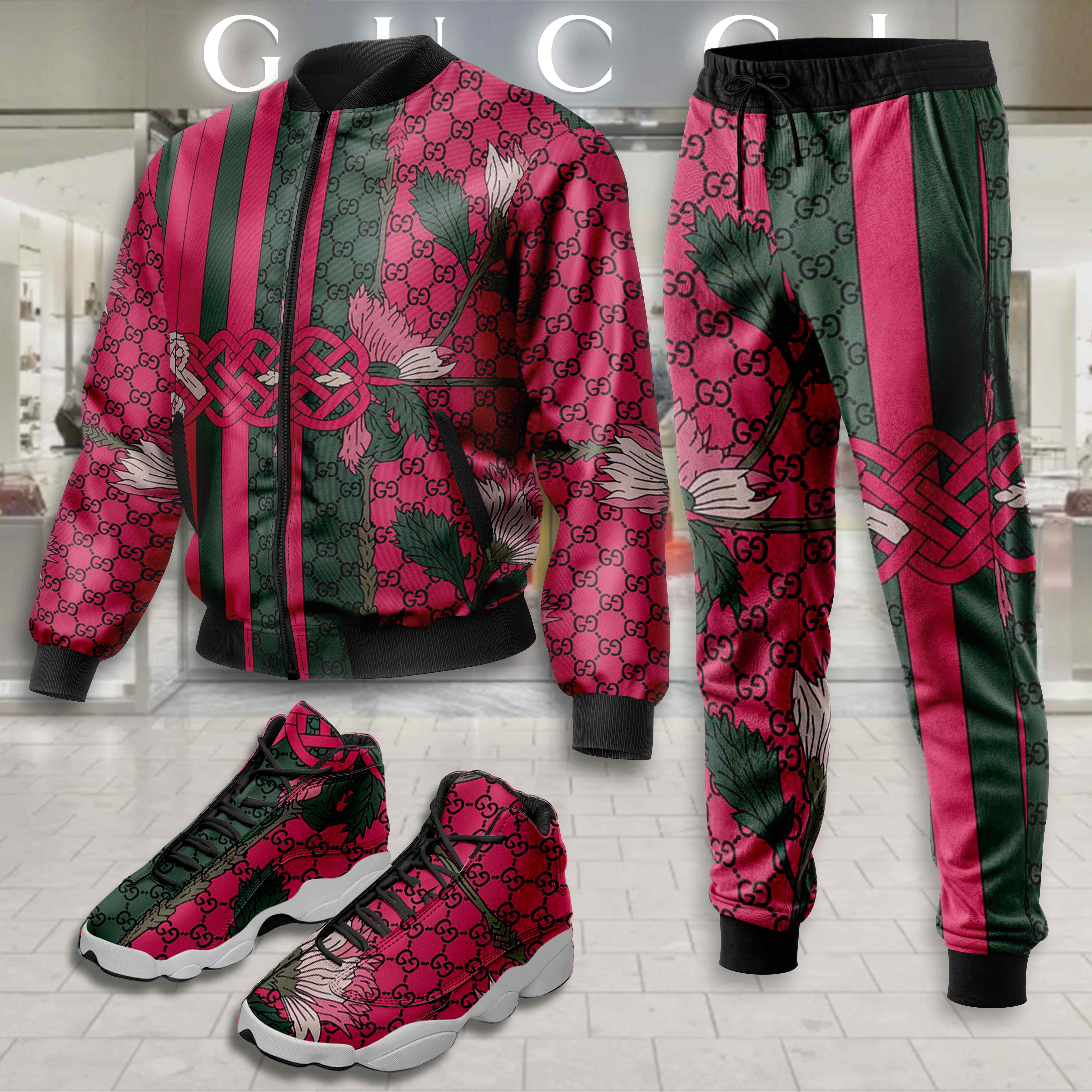 Limited Edition Winter Tracksuits Match AJ 13 Sneaker – LXB25092225TN