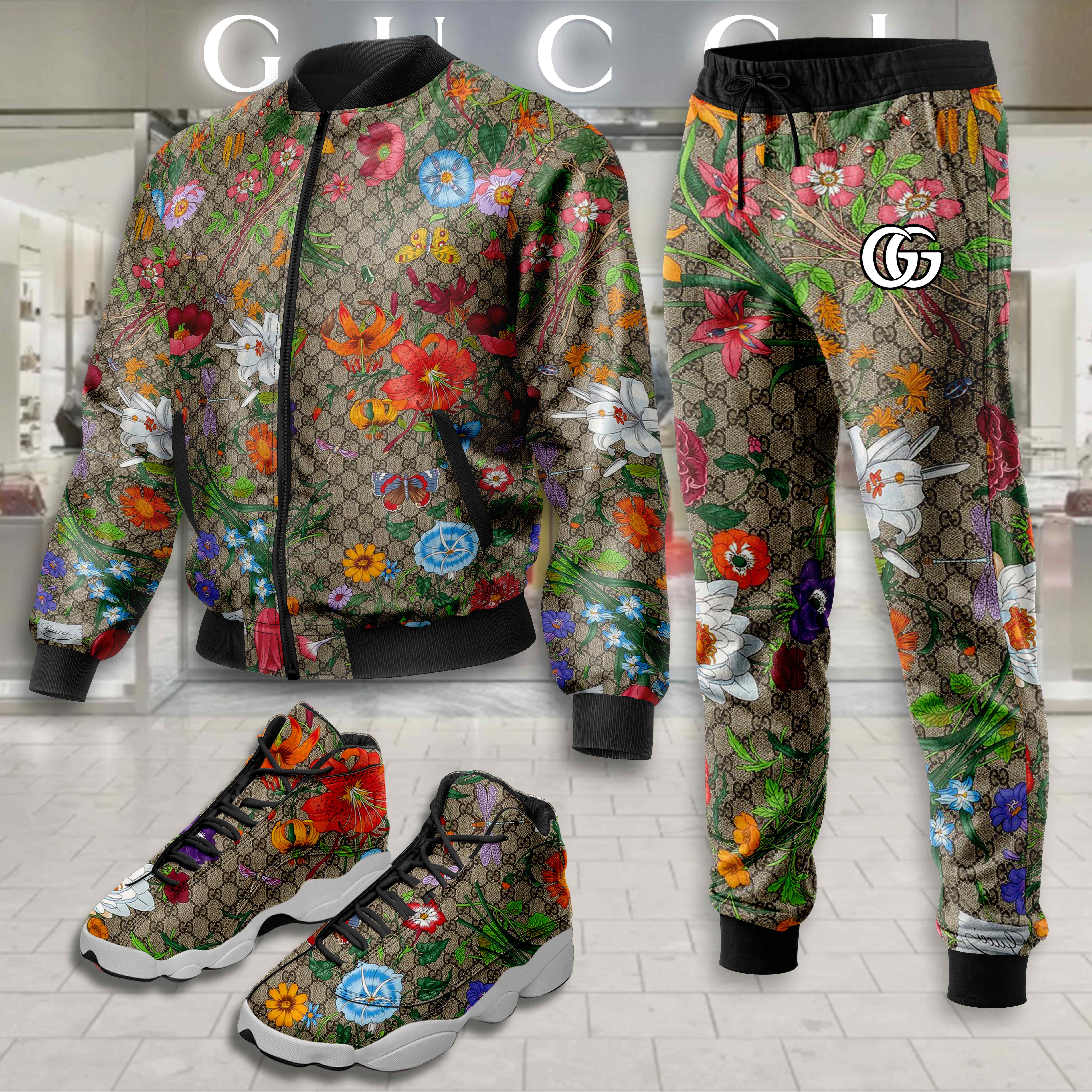 Limited Edition Winter Tracksuits Match AJ 13 Sneaker – LXB25092226TN