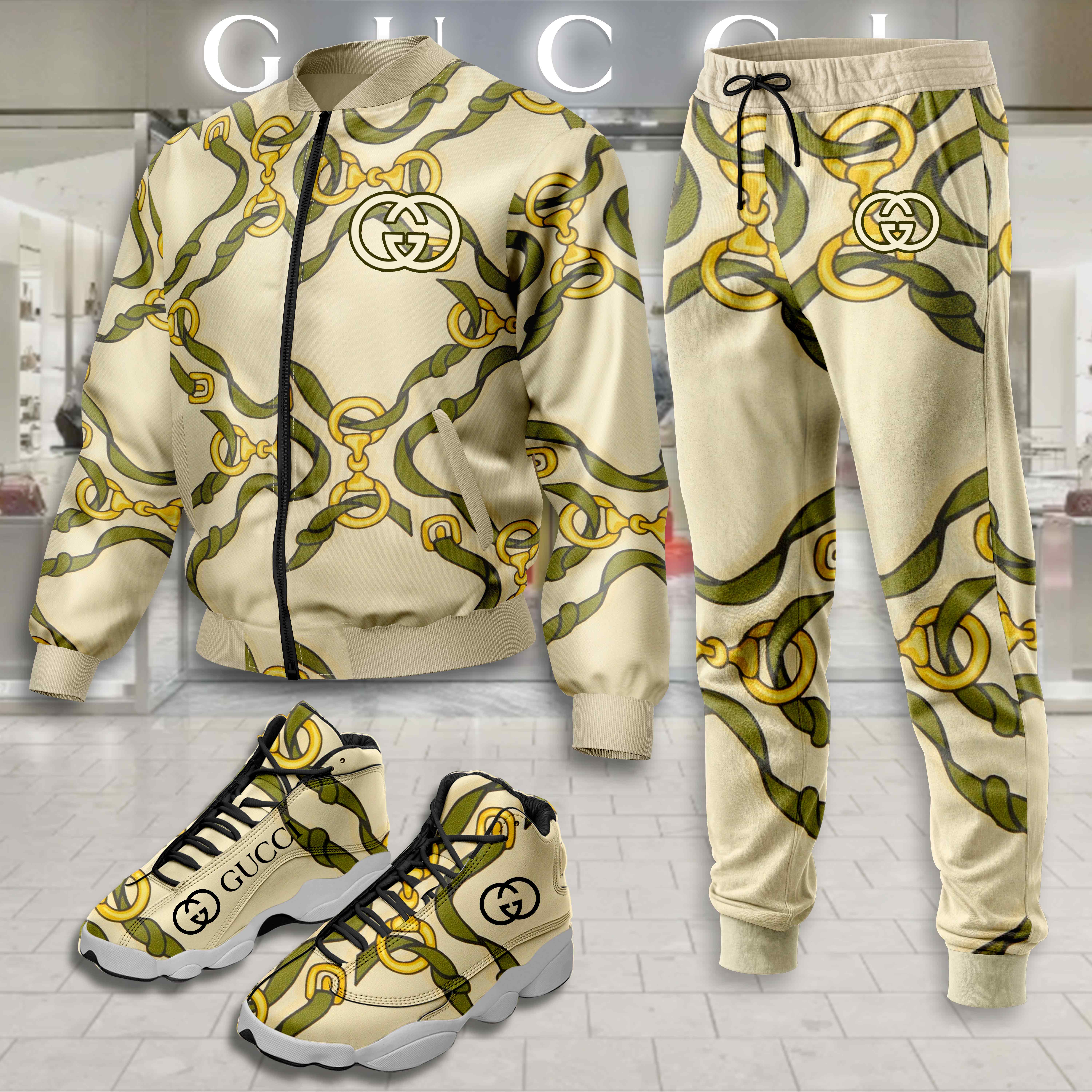Limited Edition Winter Tracksuits Match AJ 13 Sneaker – LXB25092228TN