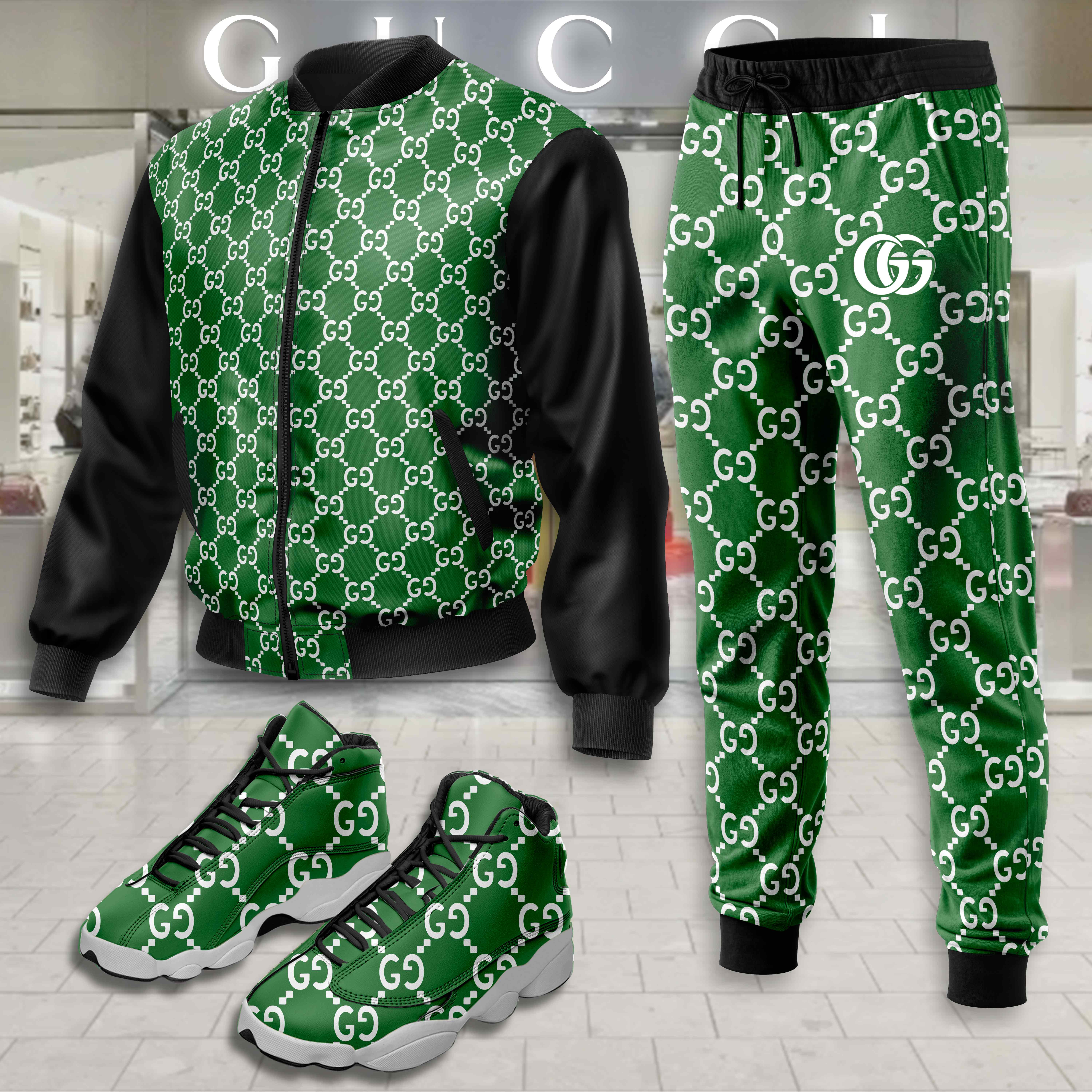 Limited Edition Winter Tracksuits Match AJ 13 Sneaker – LXB25092229TN
