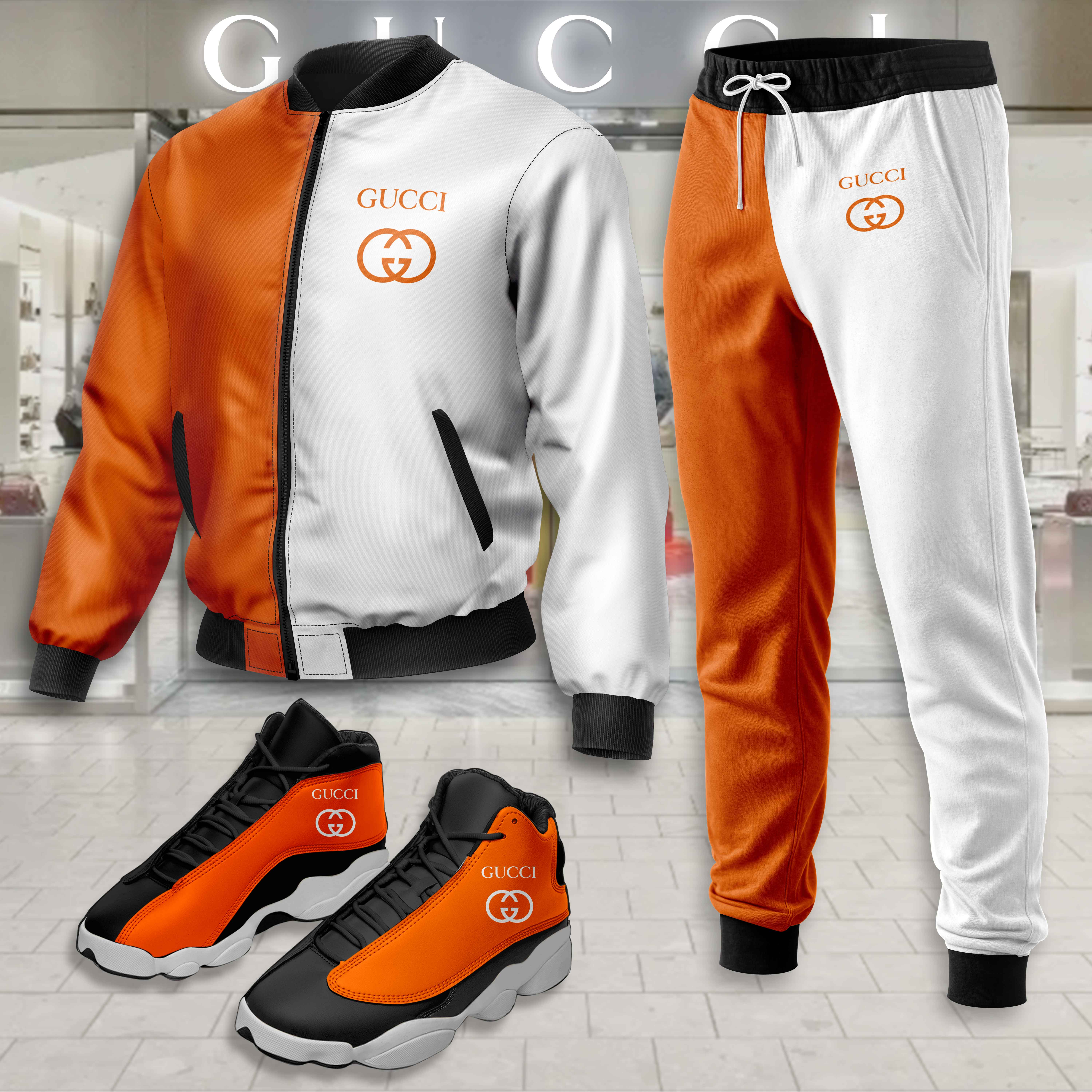 Limited Edition Winter Tracksuits Match AJ 13 Sneaker – LXB25092231LD